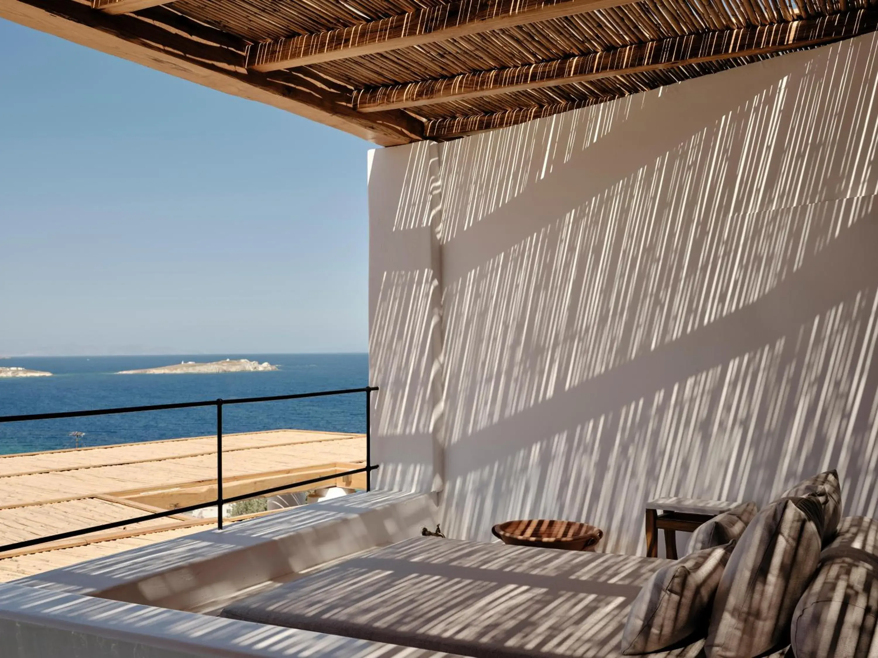 Superior Sunset & Sea View Suite in Boheme Mykonos Town - Small Luxury Hotels of the World Superior Sunset & Sea View Suite in Boheme Mykonos Town - Small Luxury Hotels of the World