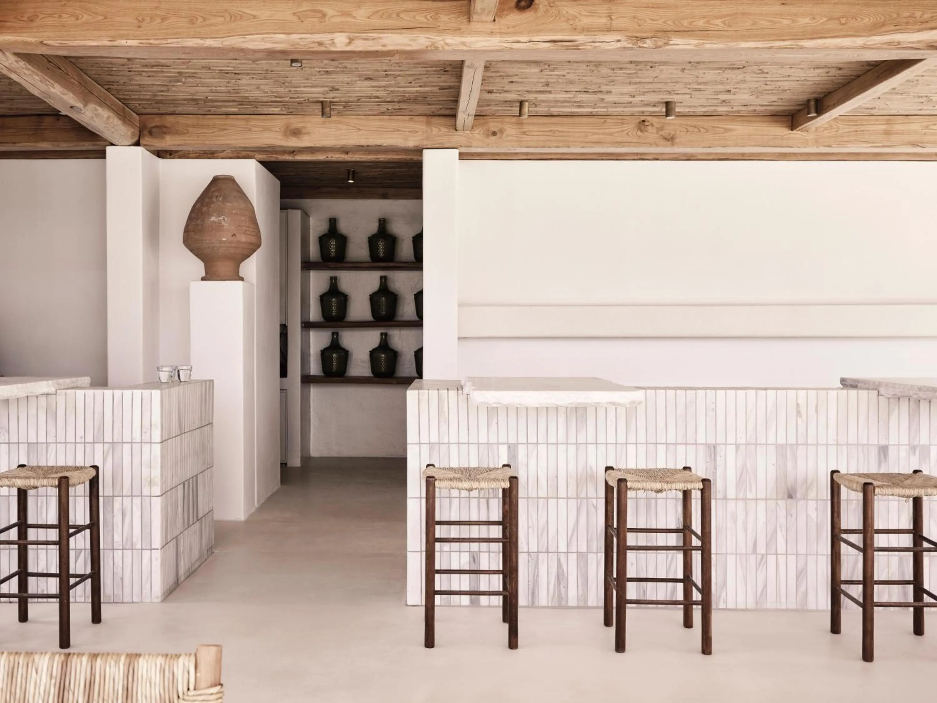 Lounge or bar in Boheme Mykonos Town - Small Luxury Hotels of the World