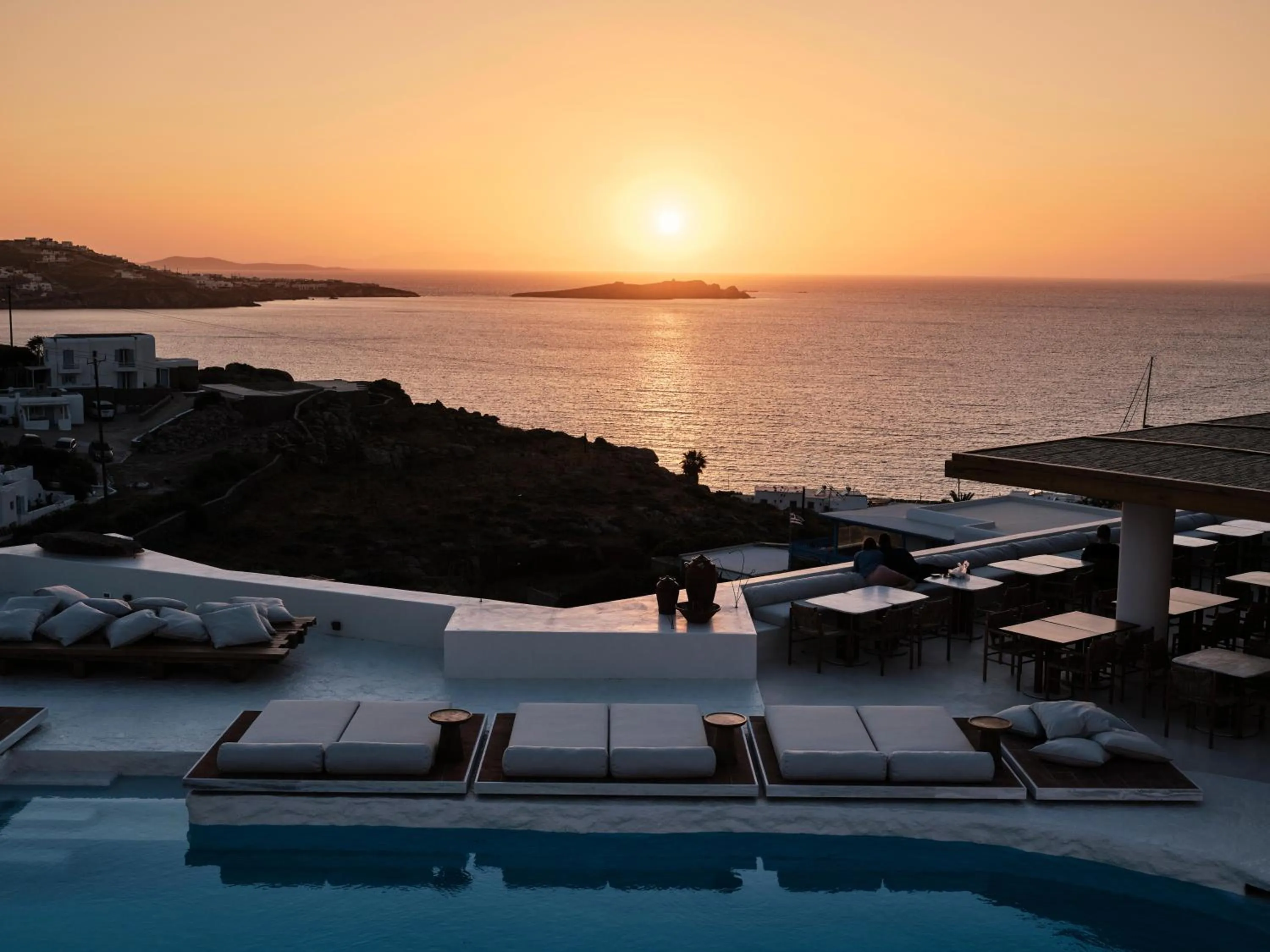 Swimming pool in Boheme Mykonos Town - Small Luxury Hotels of the World