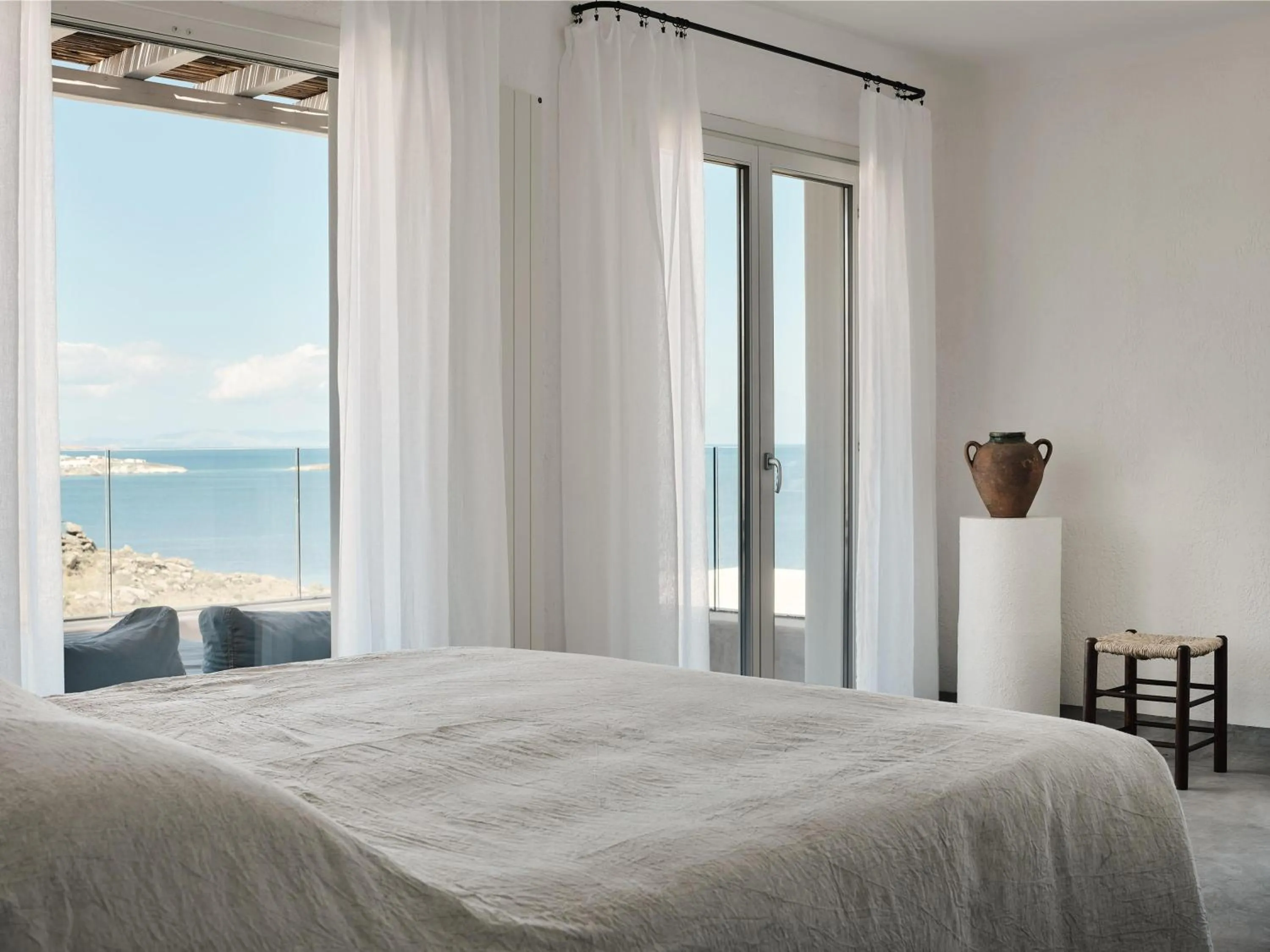 Photo of the whole room, Bed in Boheme Mykonos Town - Small Luxury Hotels of the World