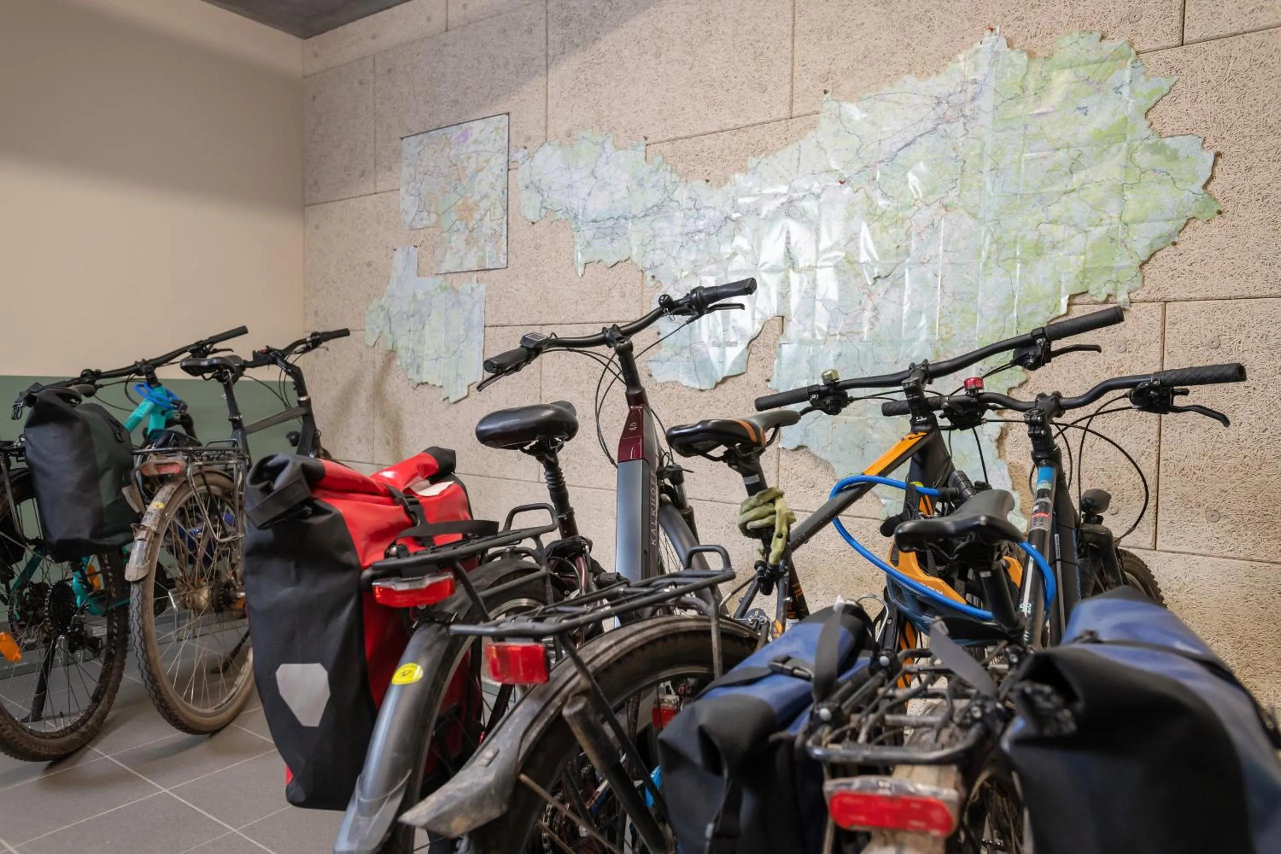 Cycling in Auberge Jeunesse Charleroi Youth Hostel