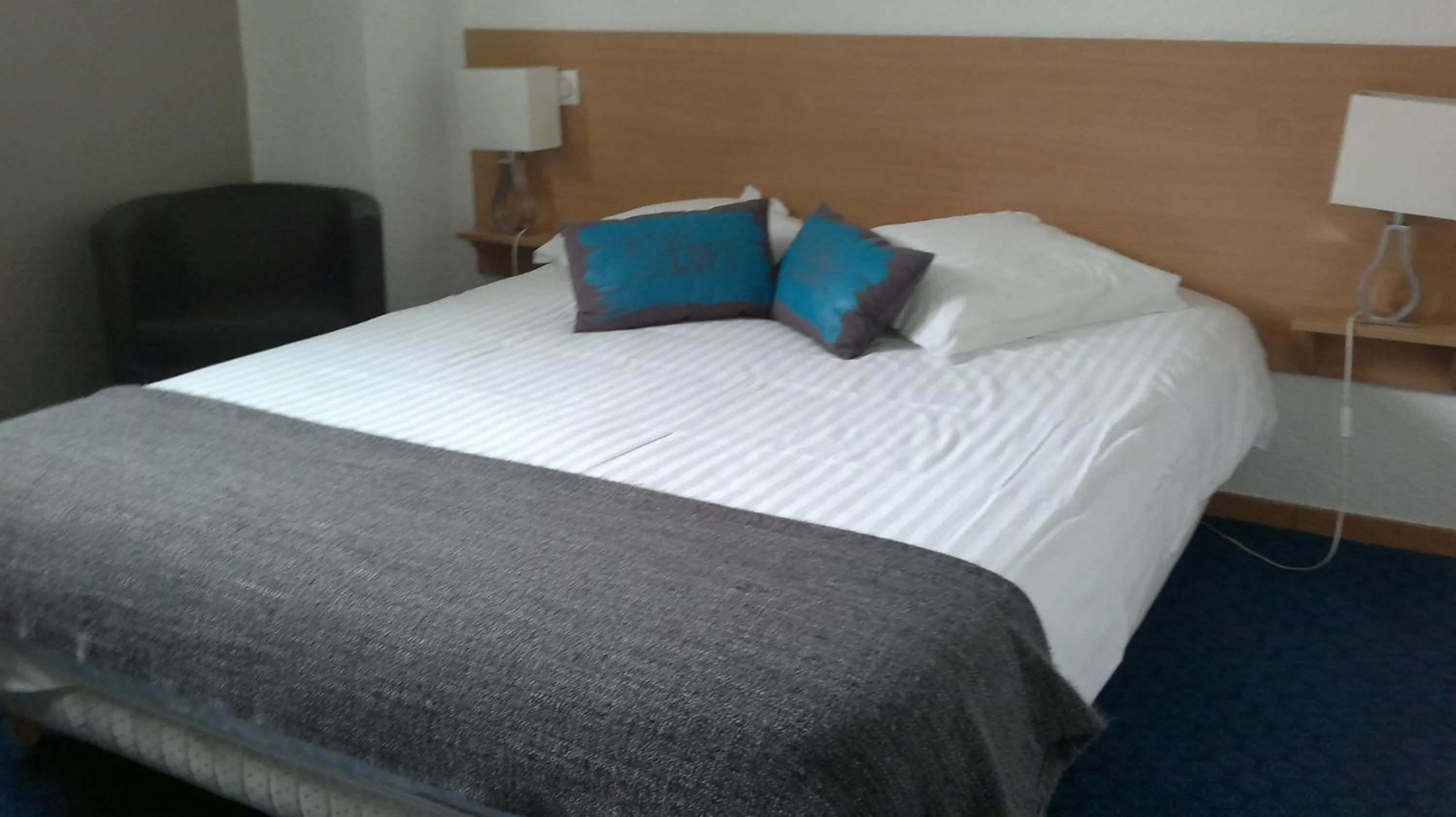 Bed in Hôtel la Régie