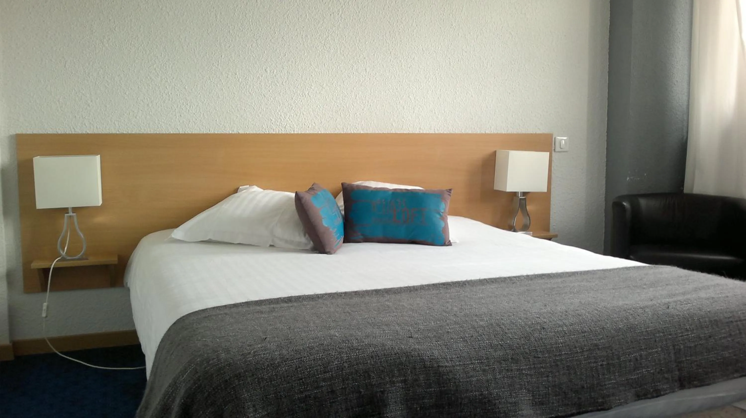 Bed in Hôtel la Régie