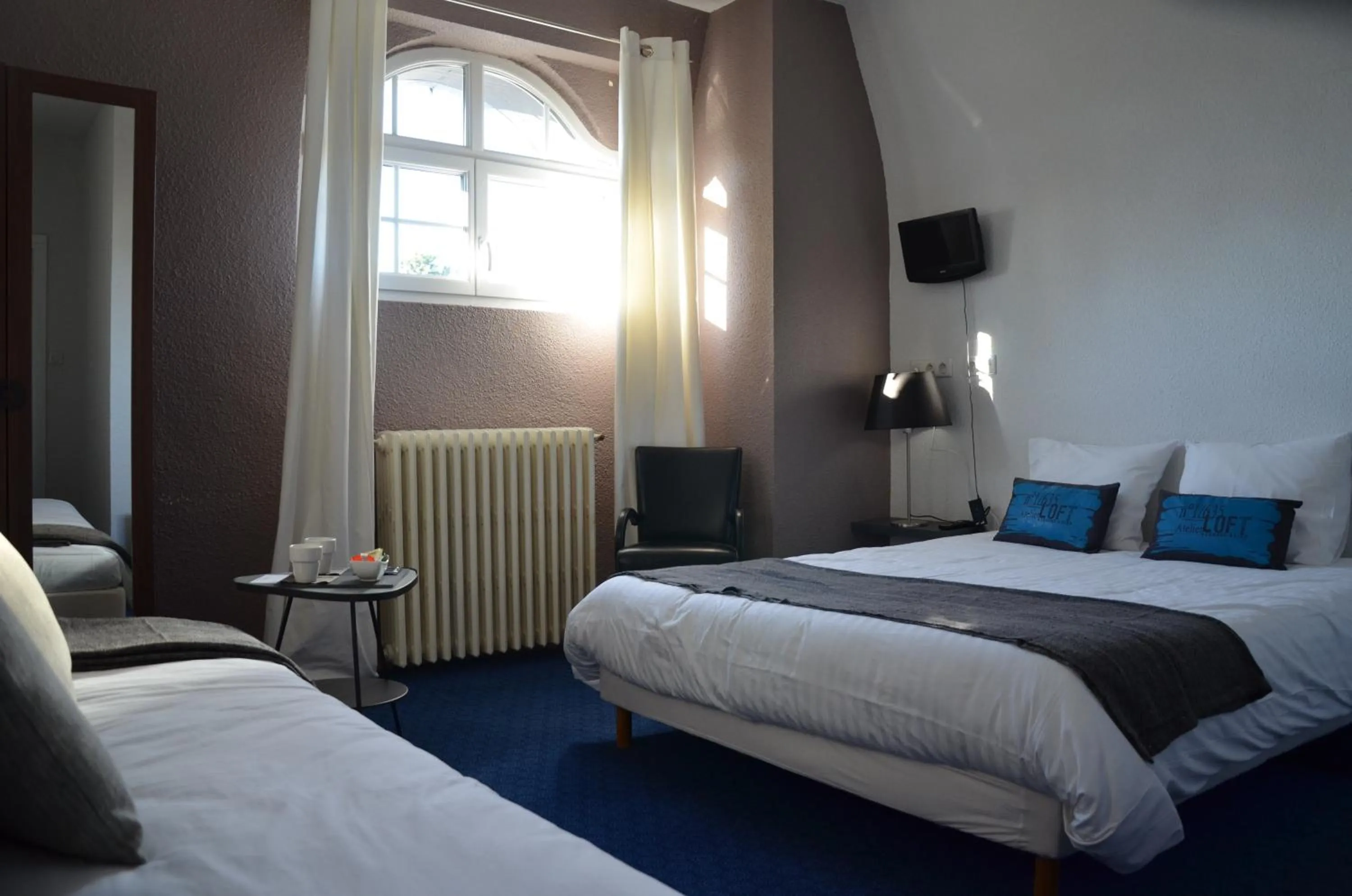 Bed in Hôtel la Régie