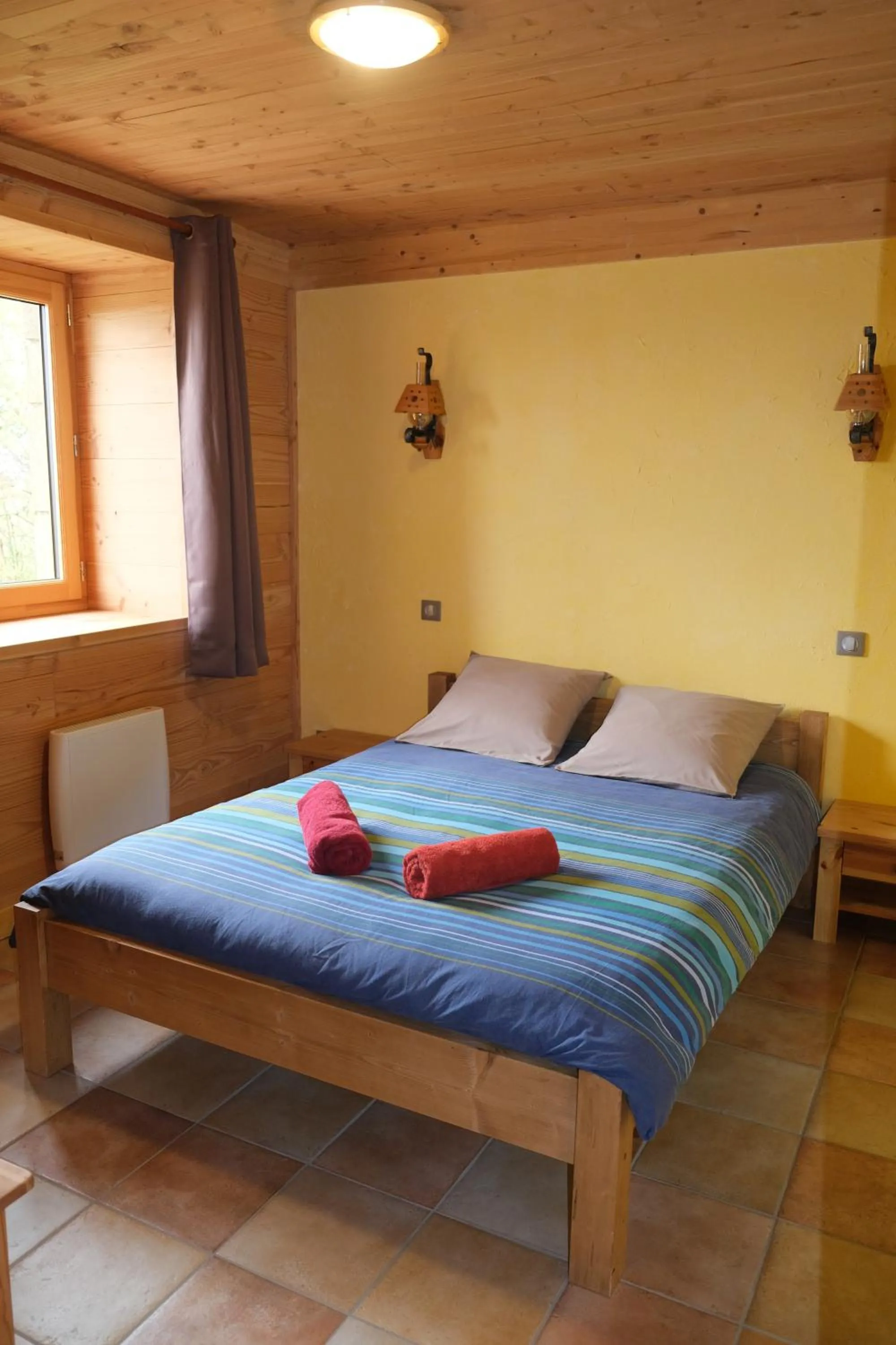 Bed in le Corral chambre d'hôte