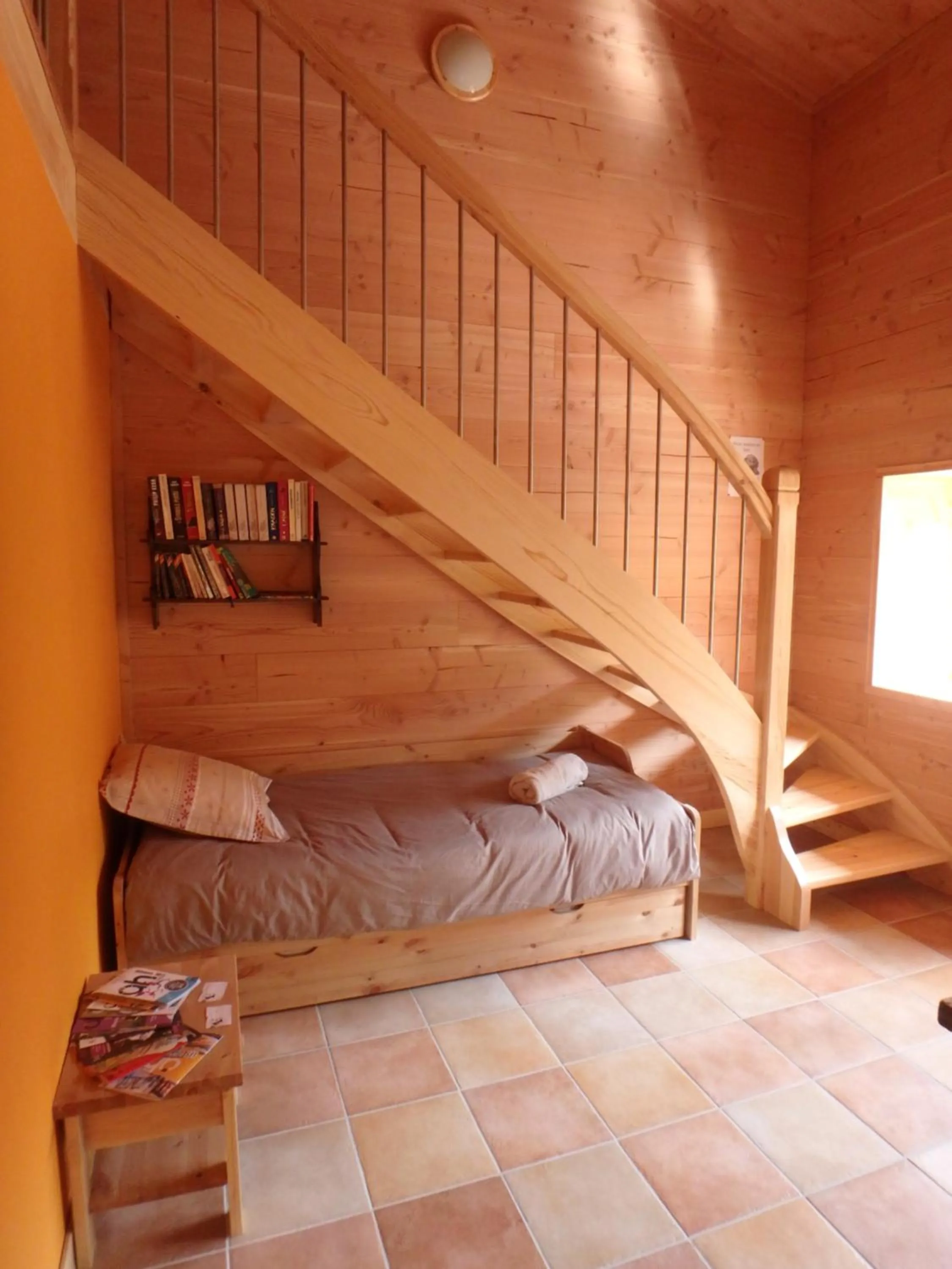 Bed in le Corral chambre d'hôte