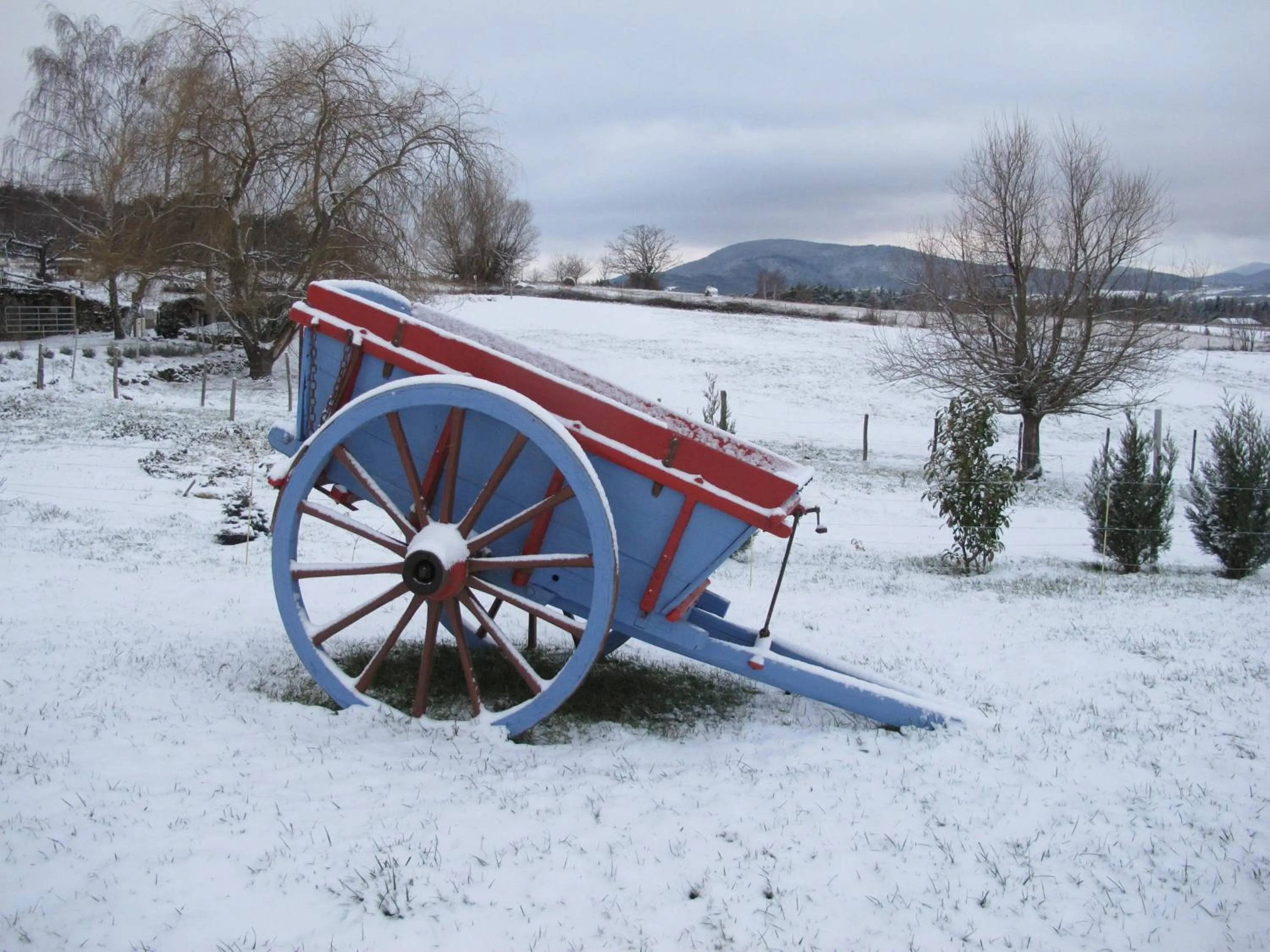 Winter in le Corral chambre d'hôte