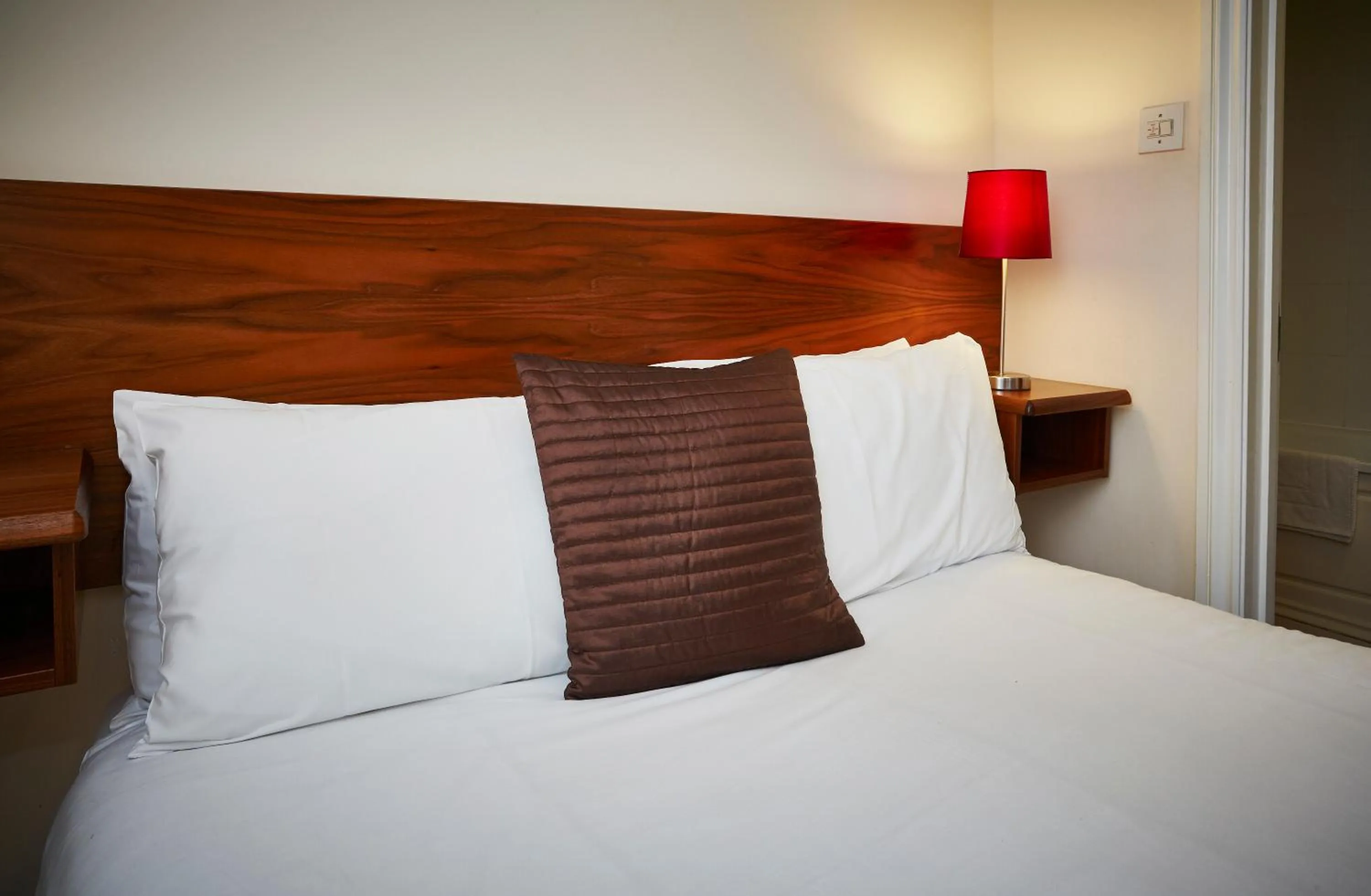 Bed in The Terrace Lodge Hotel