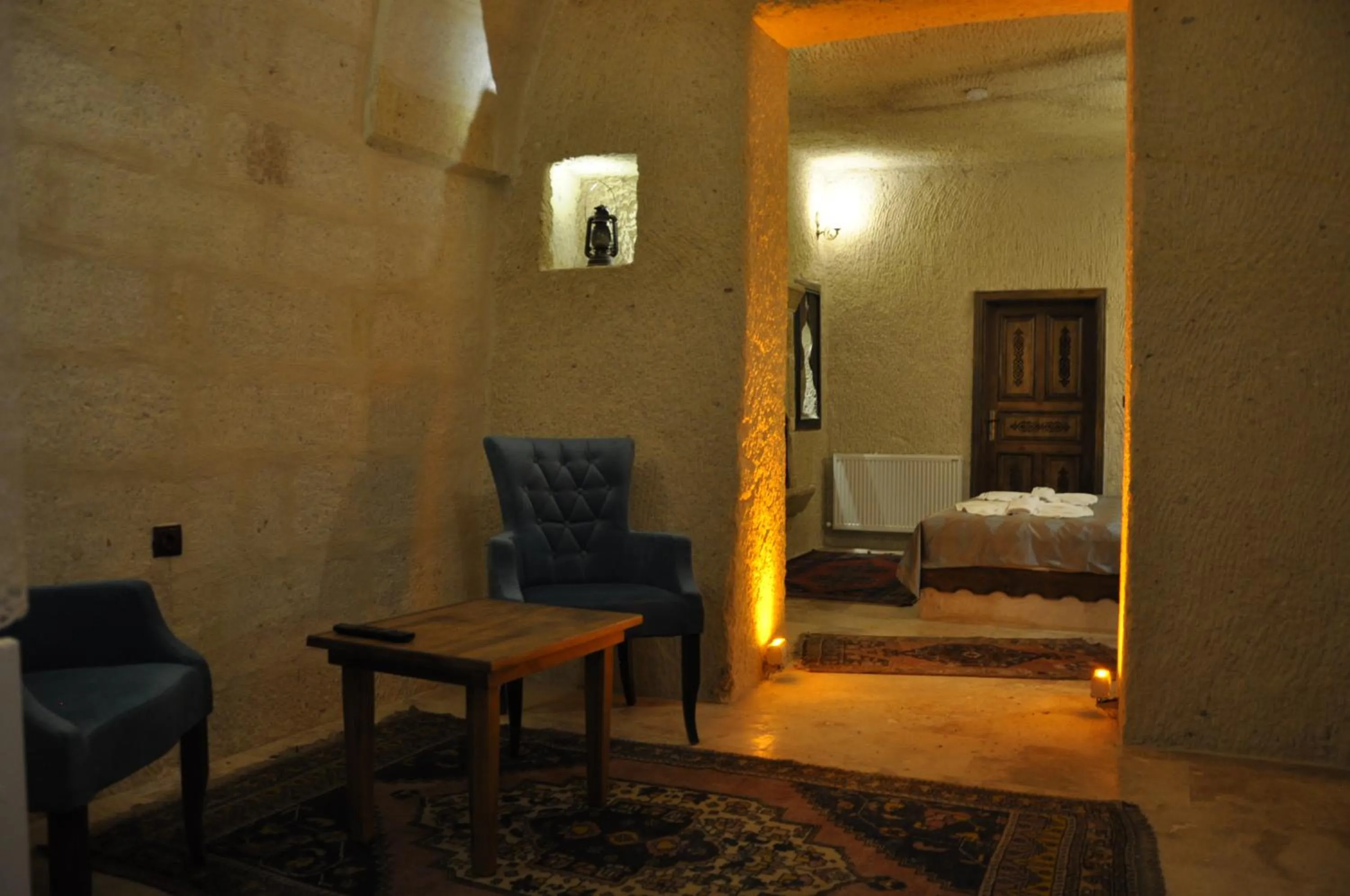 Bed in Çavuşin Cave House-Cappadocia