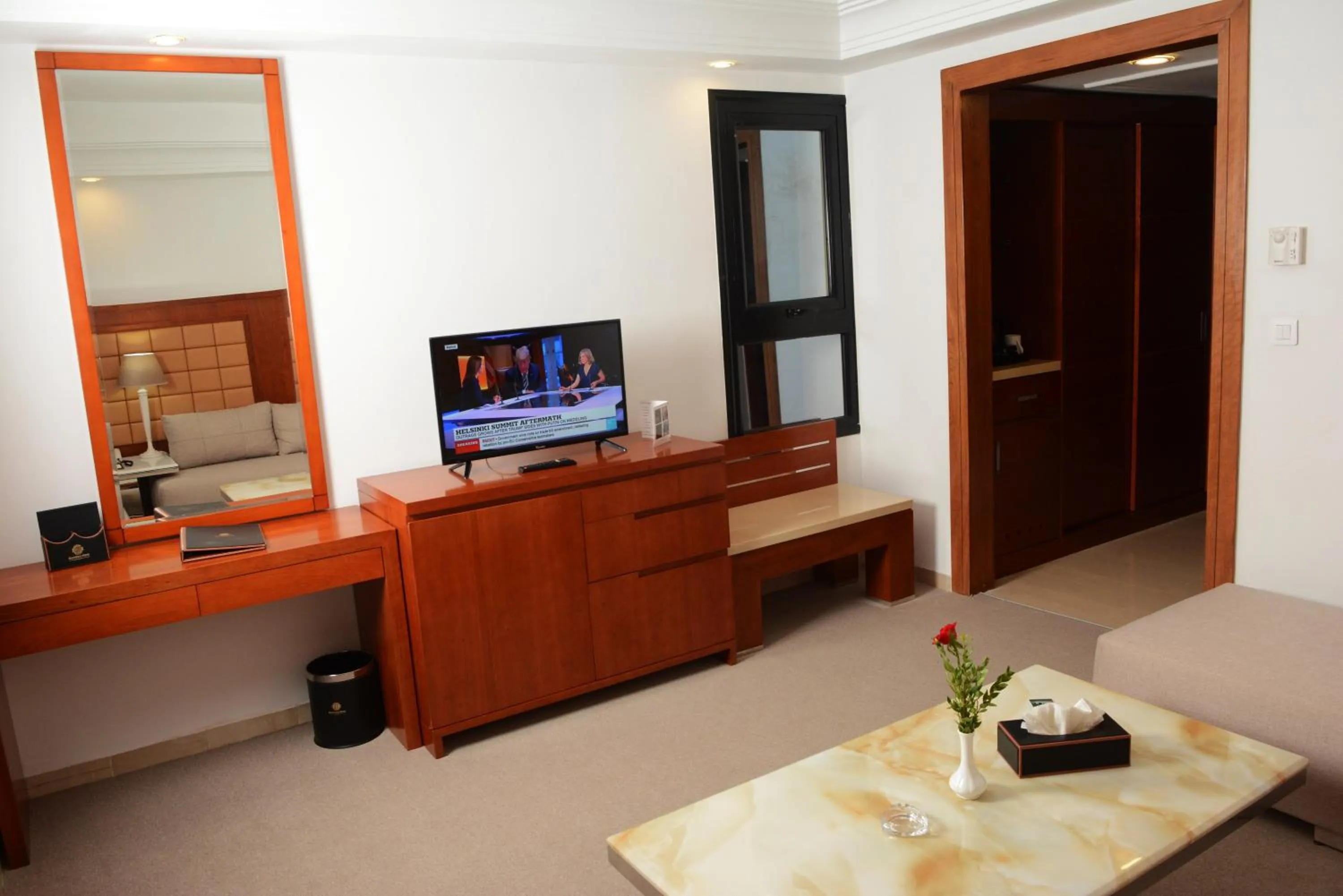Communal lounge/ TV room in Marigold Hotel