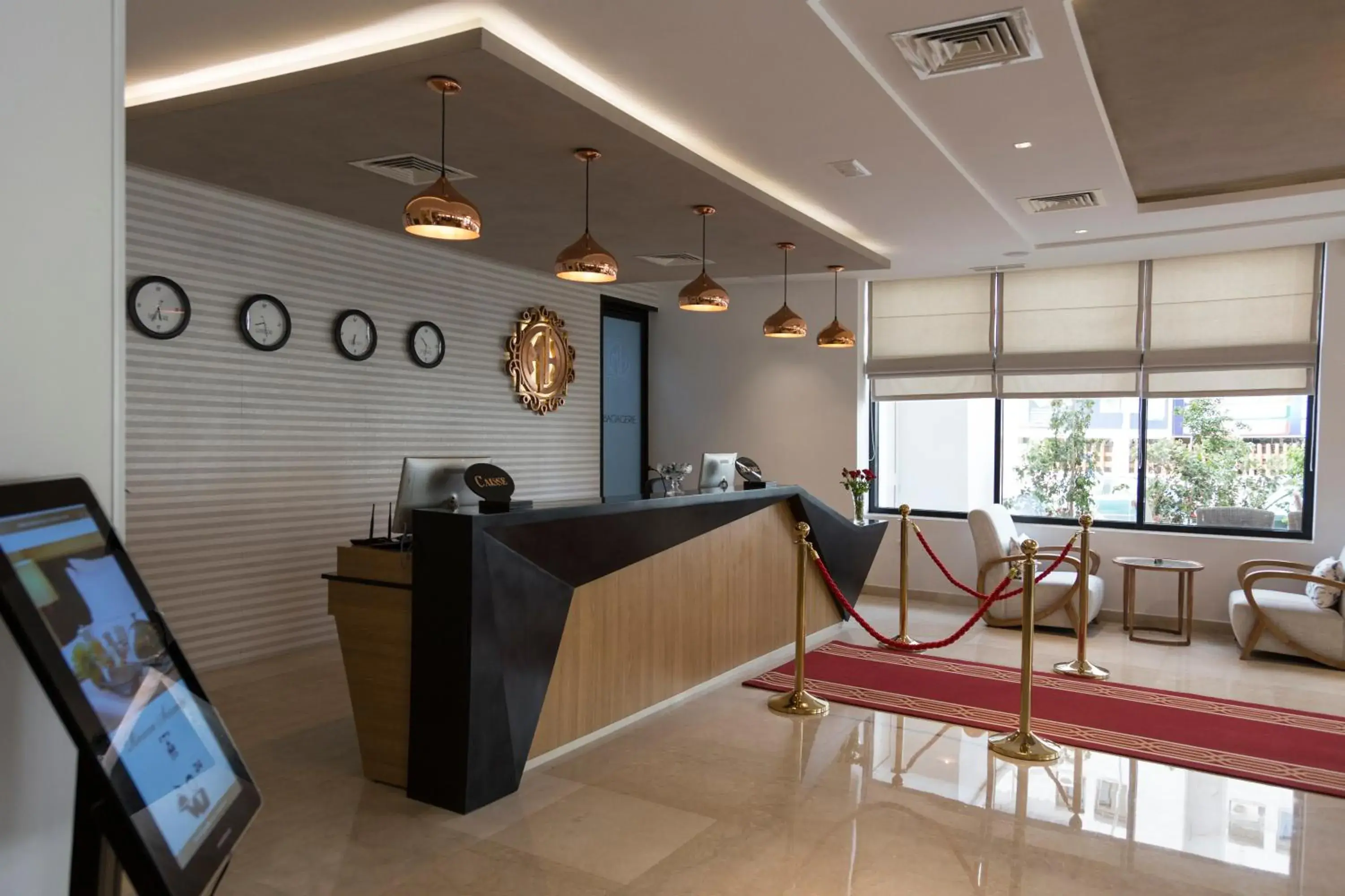 Lobby or reception in Marigold Hotel Lobby or reception in Marigold Hotel