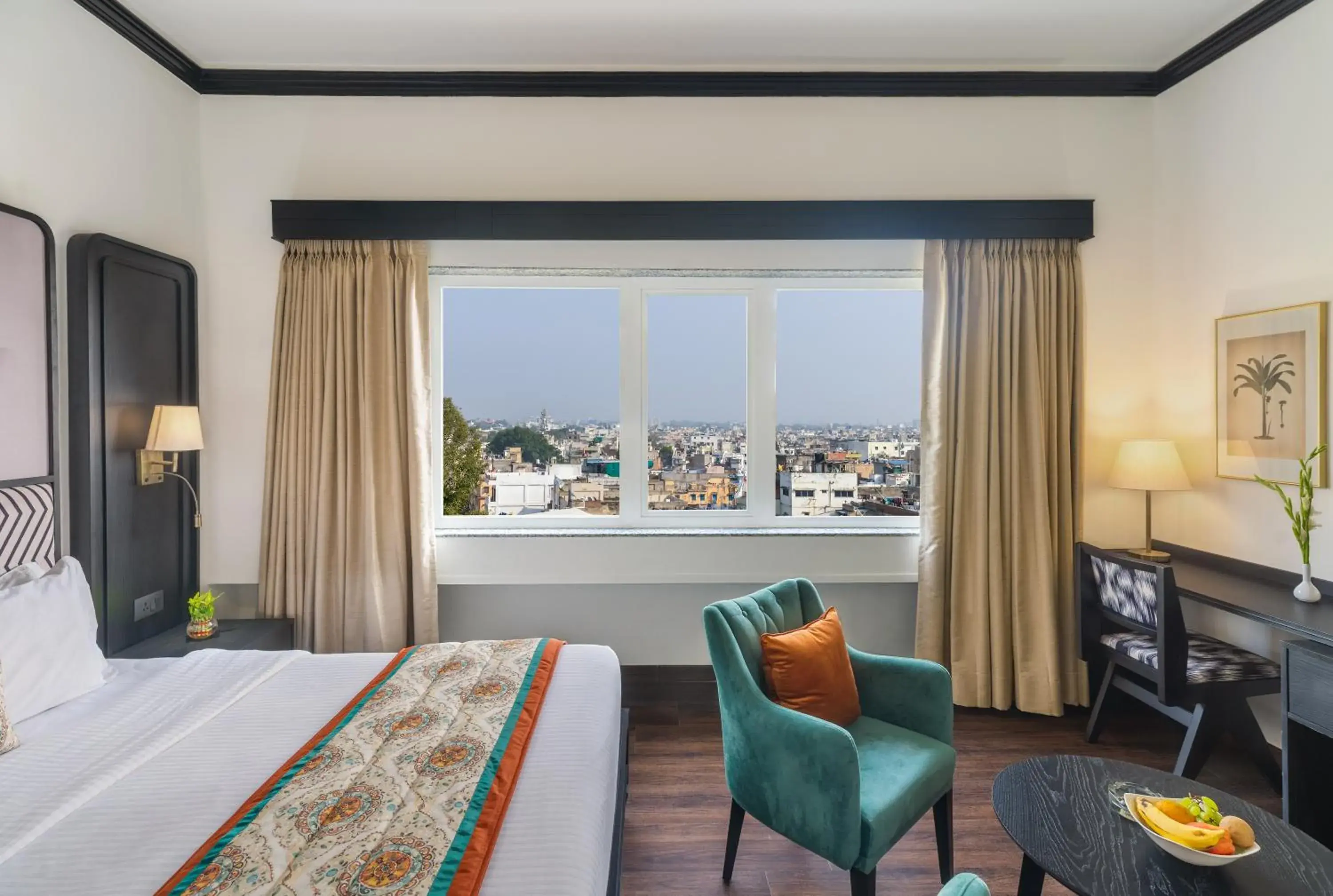 View (from property/room), Bed in Rajdarshan - A Lake View Hotel in Udaipur View (from property/room), Bed in Rajdarshan - A Lake View Hotel in Udaipur