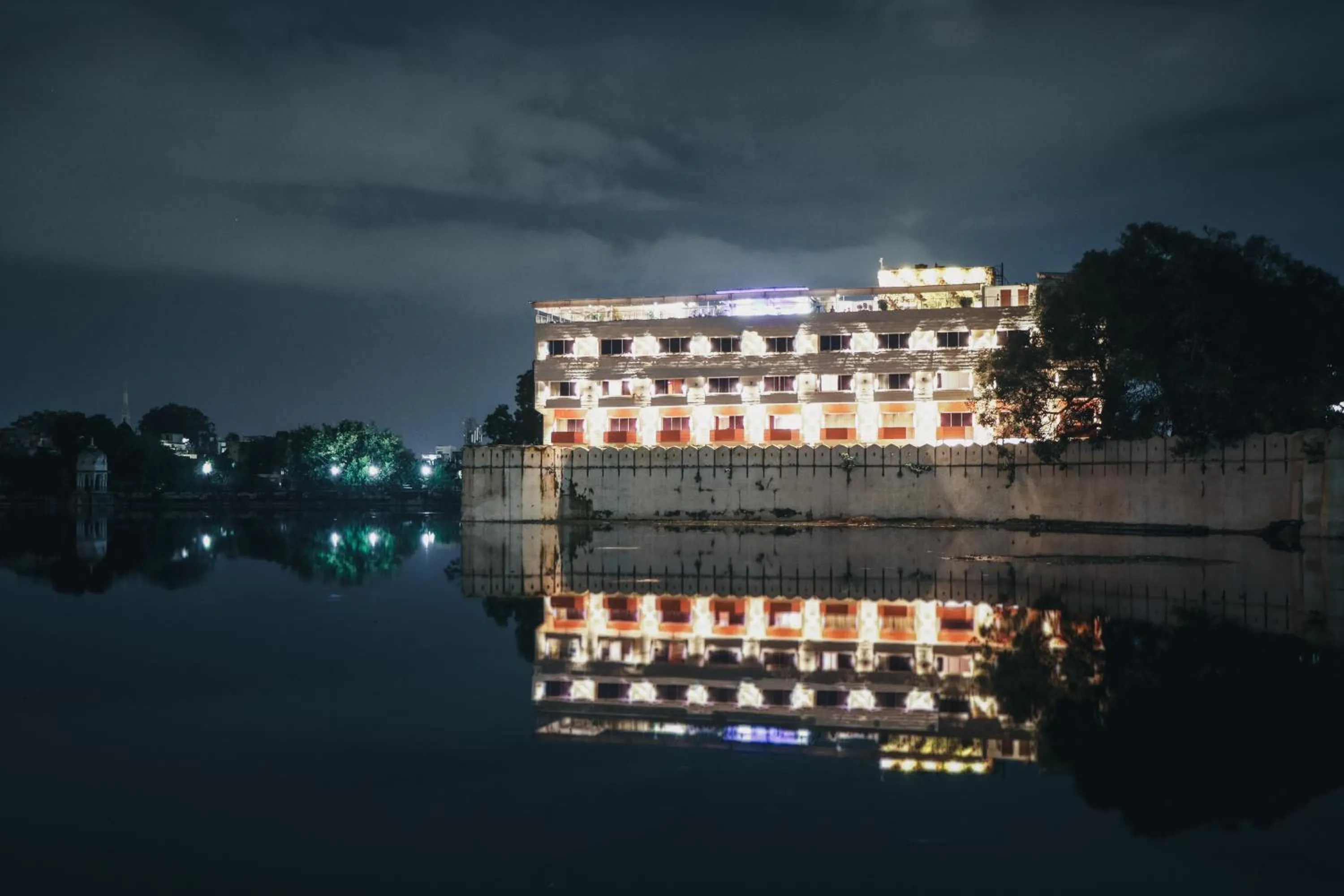 Property building in Rajdarshan - A Lake View Hotel in Udaipur