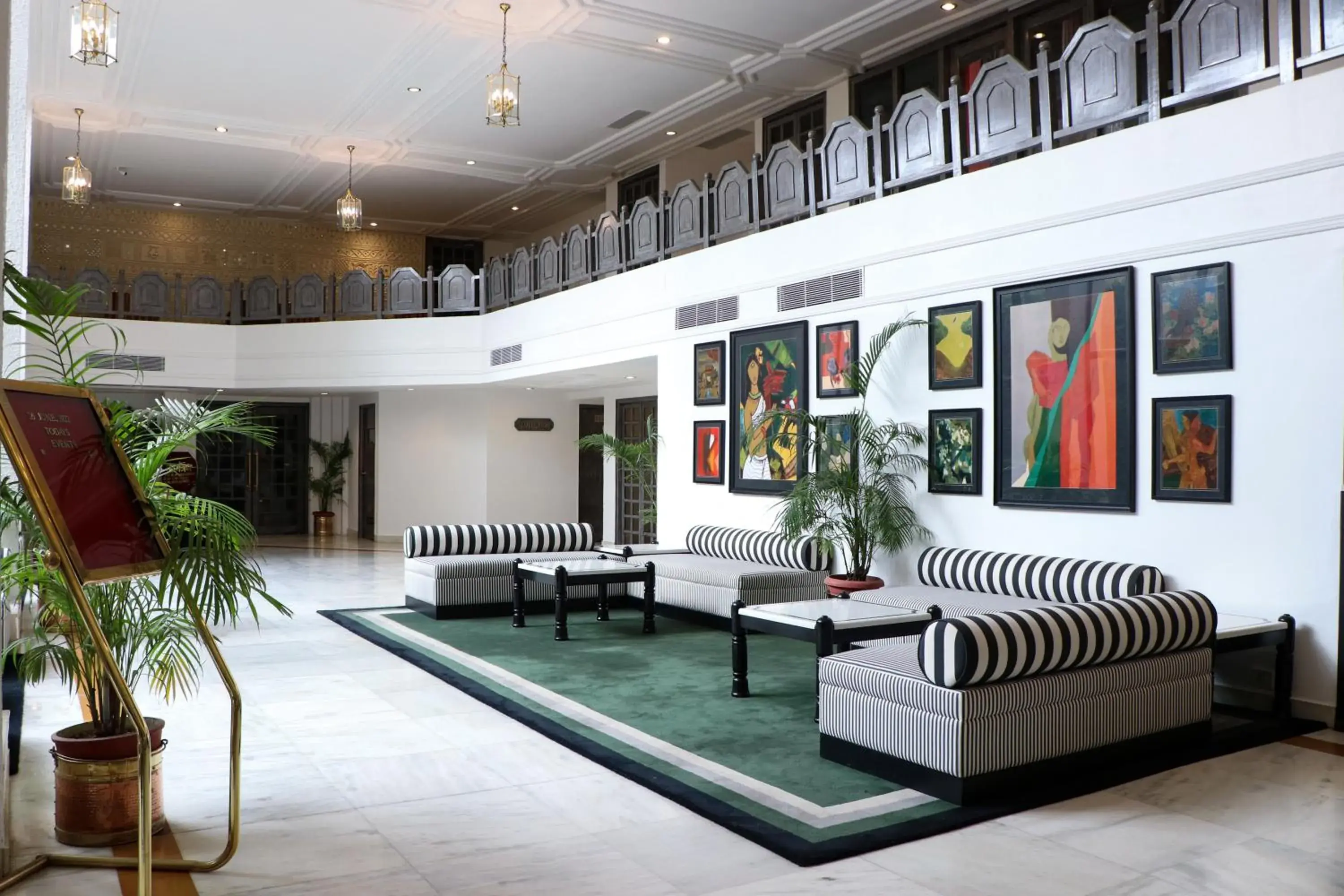 Lobby or reception in Rajdarshan - A Lake View Hotel in Udaipur Lobby or reception in Rajdarshan - A Lake View Hotel in Udaipur