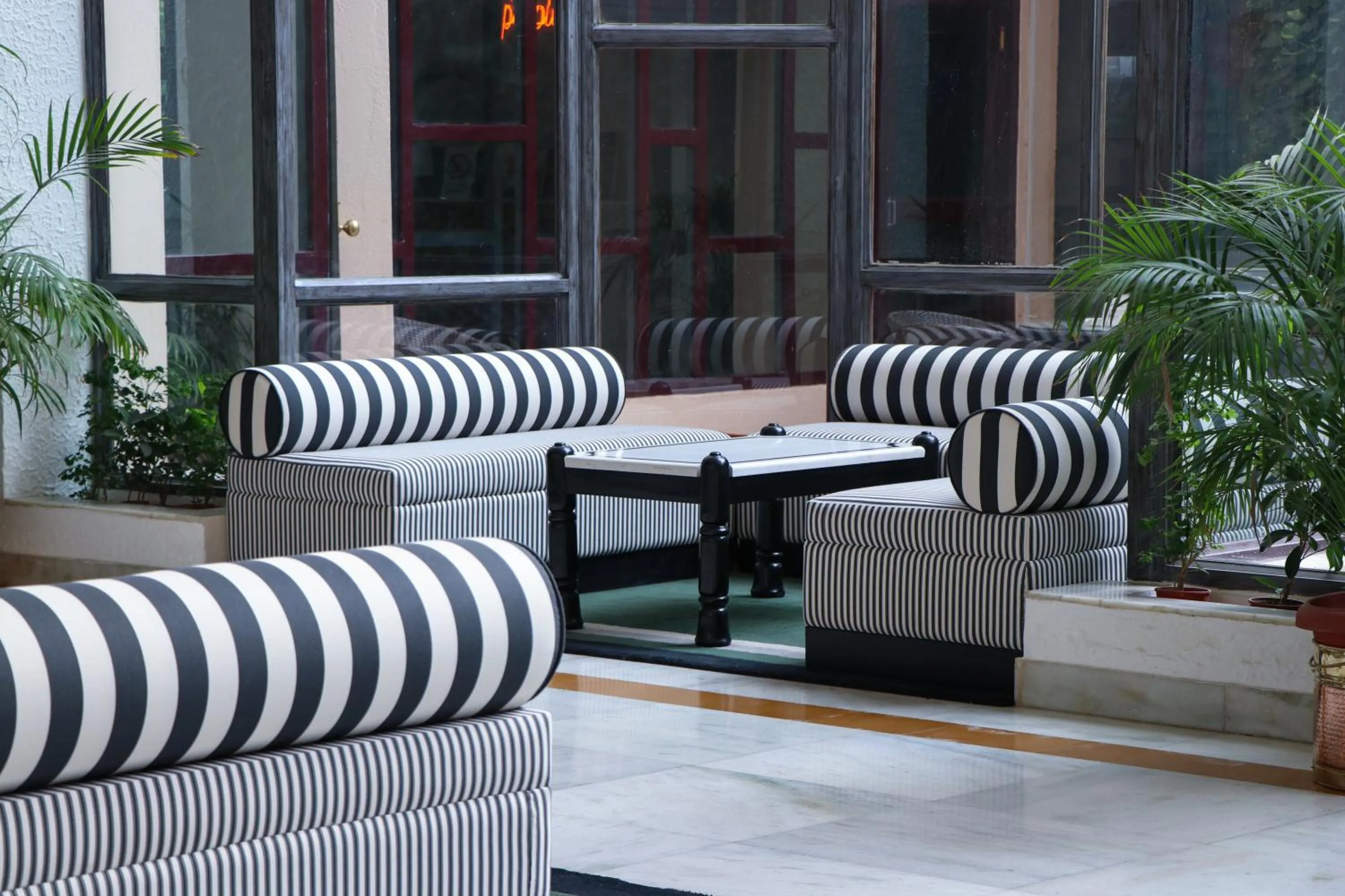 Seating area in Rajdarshan - A Lake View Hotel in Udaipur