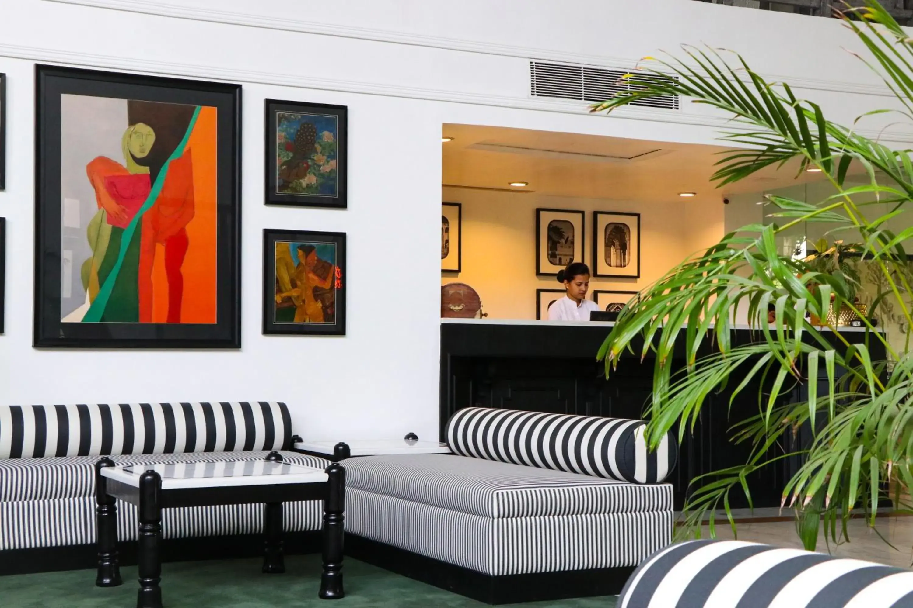 Lobby or reception in Rajdarshan - A Lake View Hotel in Udaipur Lobby or reception in Rajdarshan - A Lake View Hotel in Udaipur