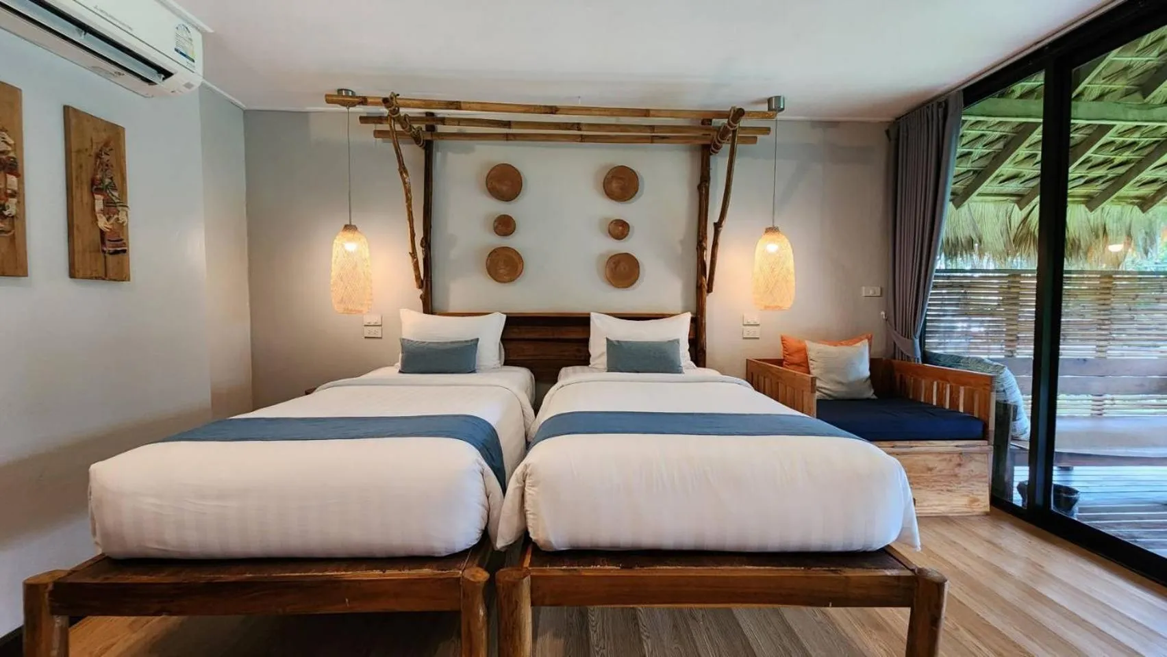 Bedroom, Bed in Sripakpra Boutique Resort Phatthalung