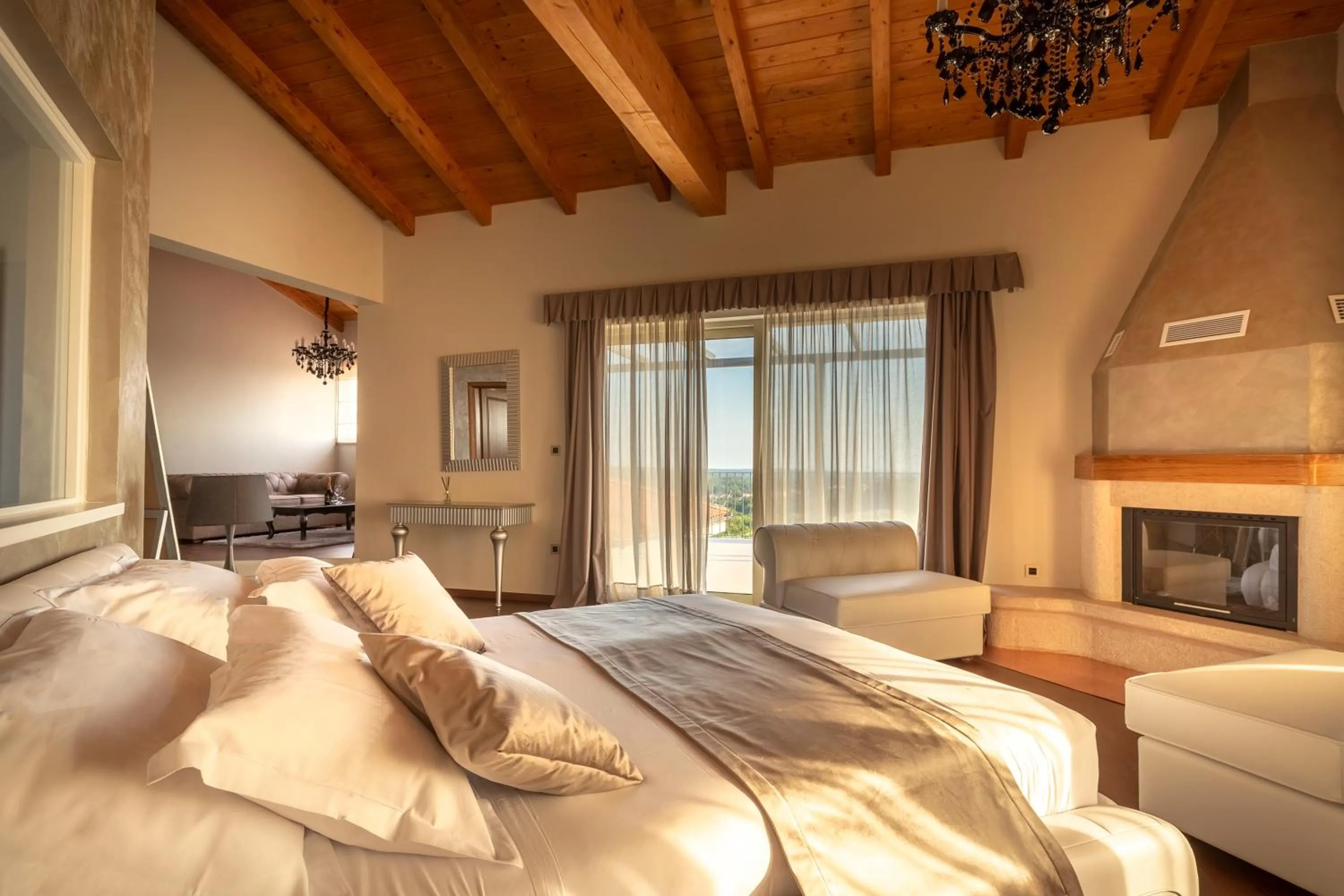 Bed in Wine Residence Cattunar