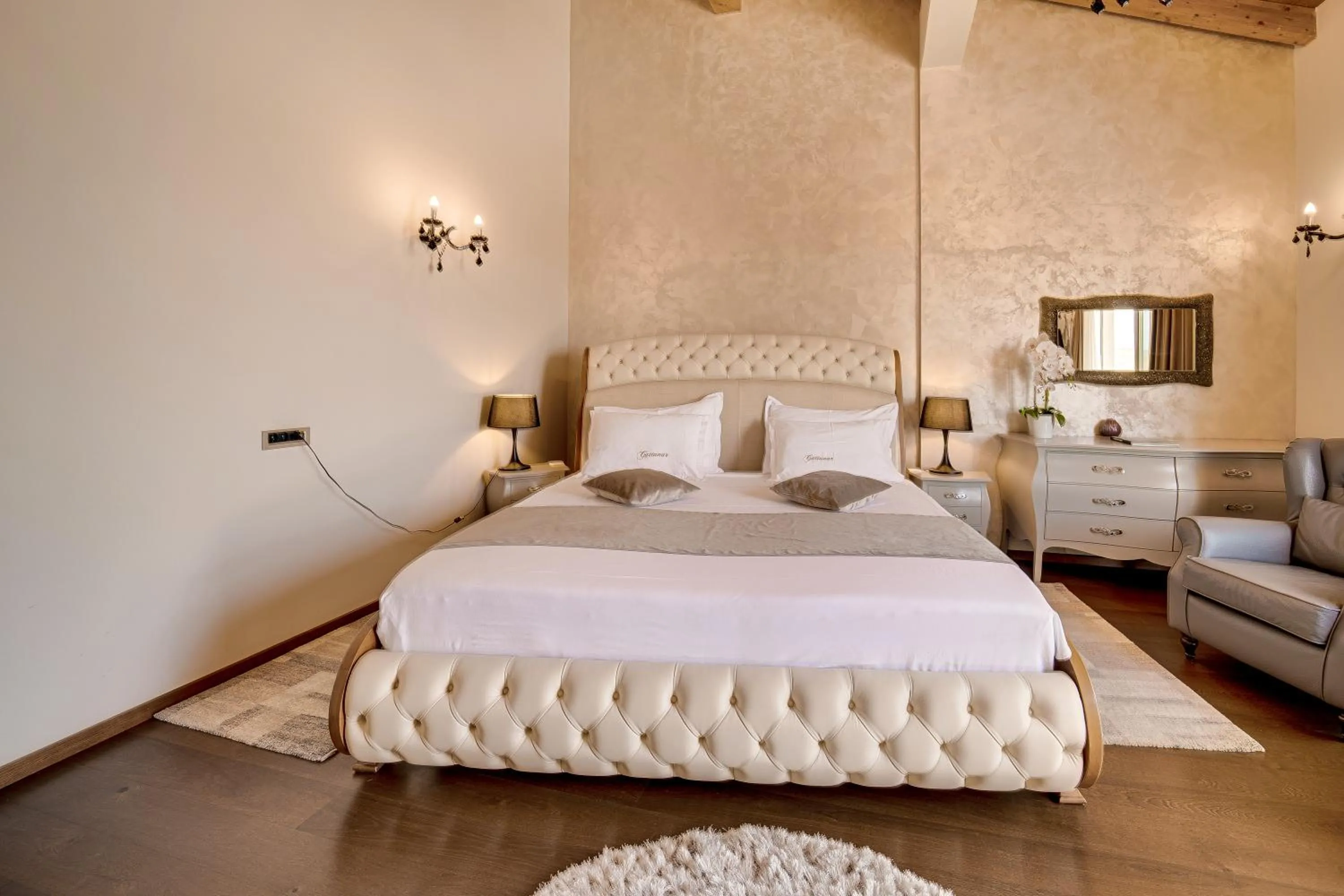 Bed in Wine Residence Cattunar