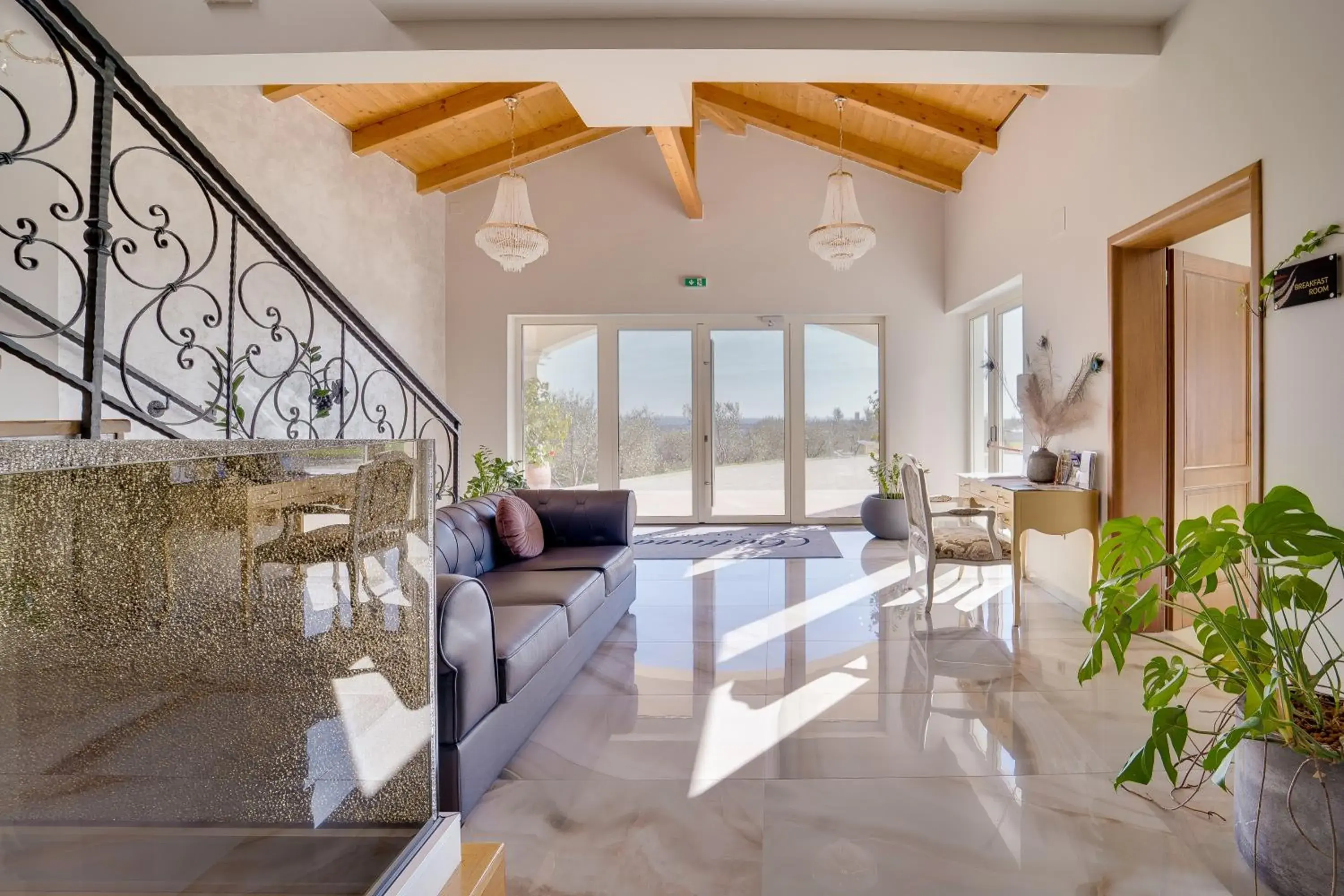 Lobby or reception in Wine Residence Cattunar Lobby or reception in Wine Residence Cattunar