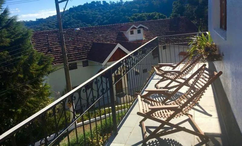 Balcony/Terrace in Apartamento Campos do Jordao