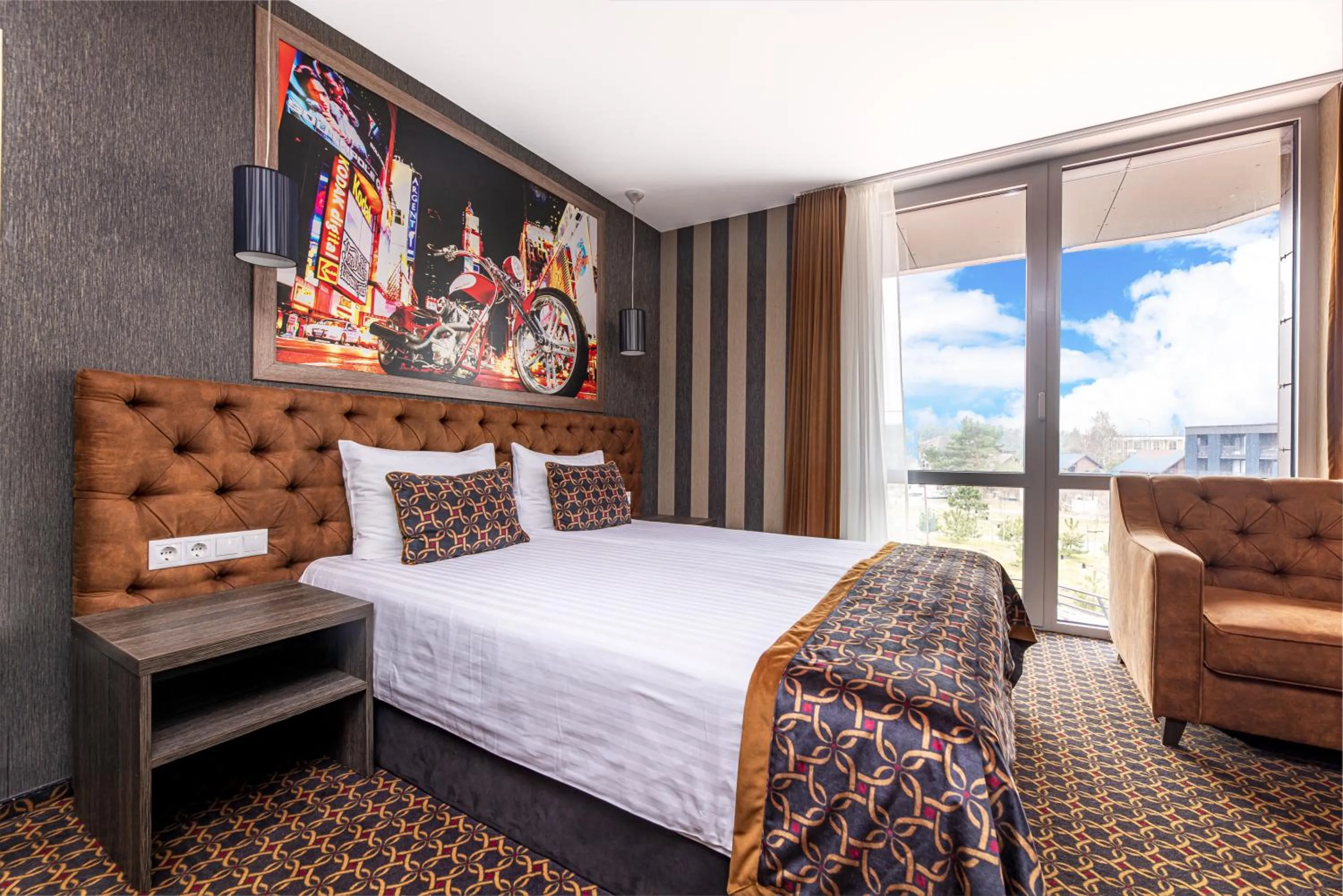 Bed in Resort Hotel Elija