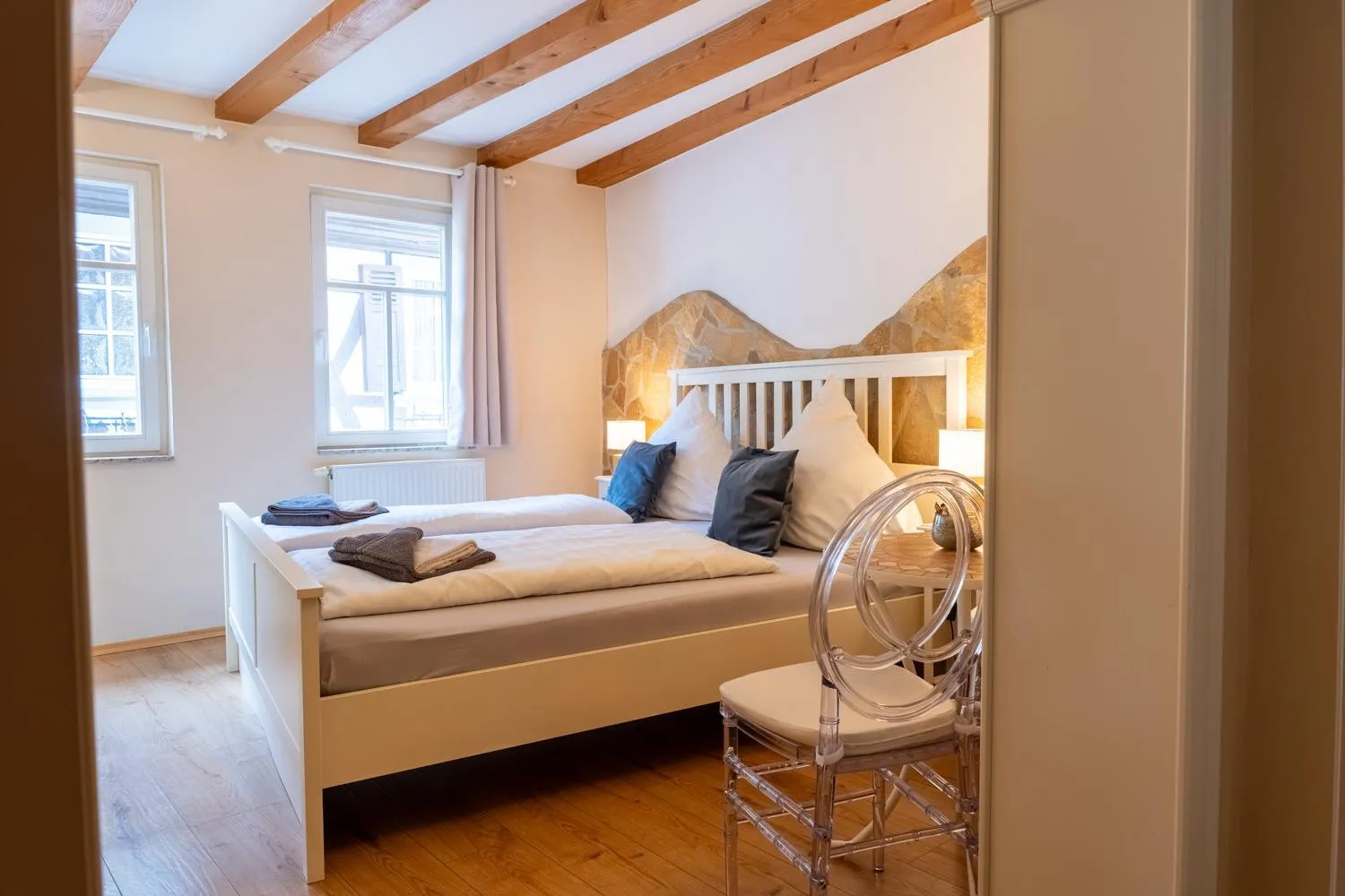 Bed in Kleine Villa Rose