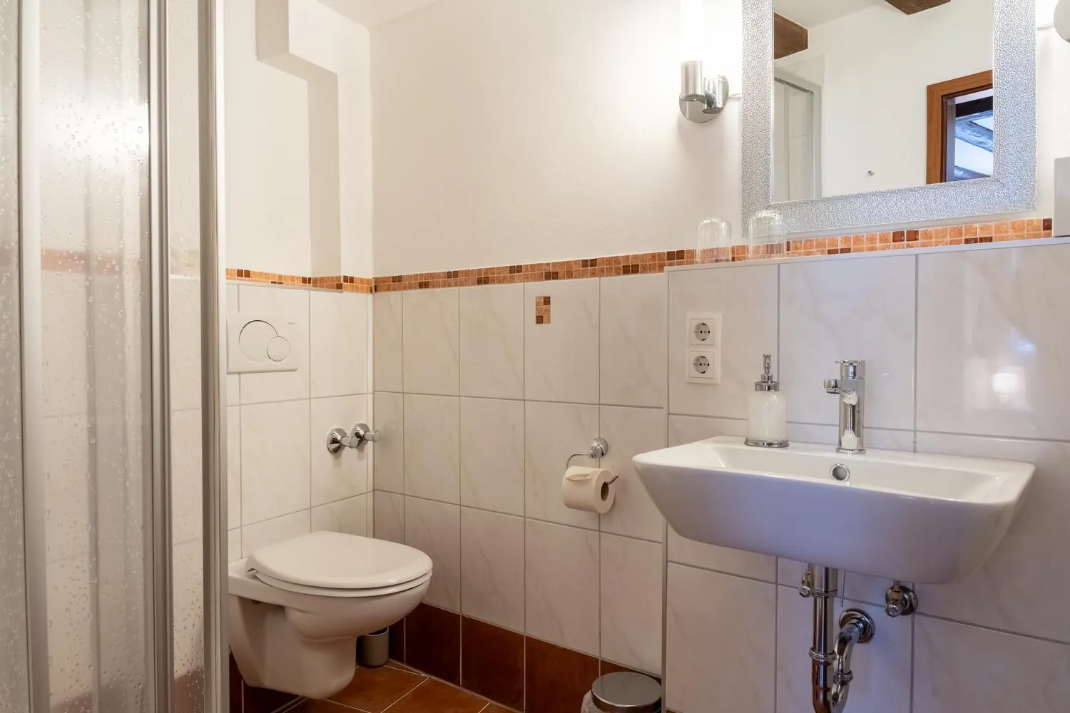 Shower in Kleine Villa Rose