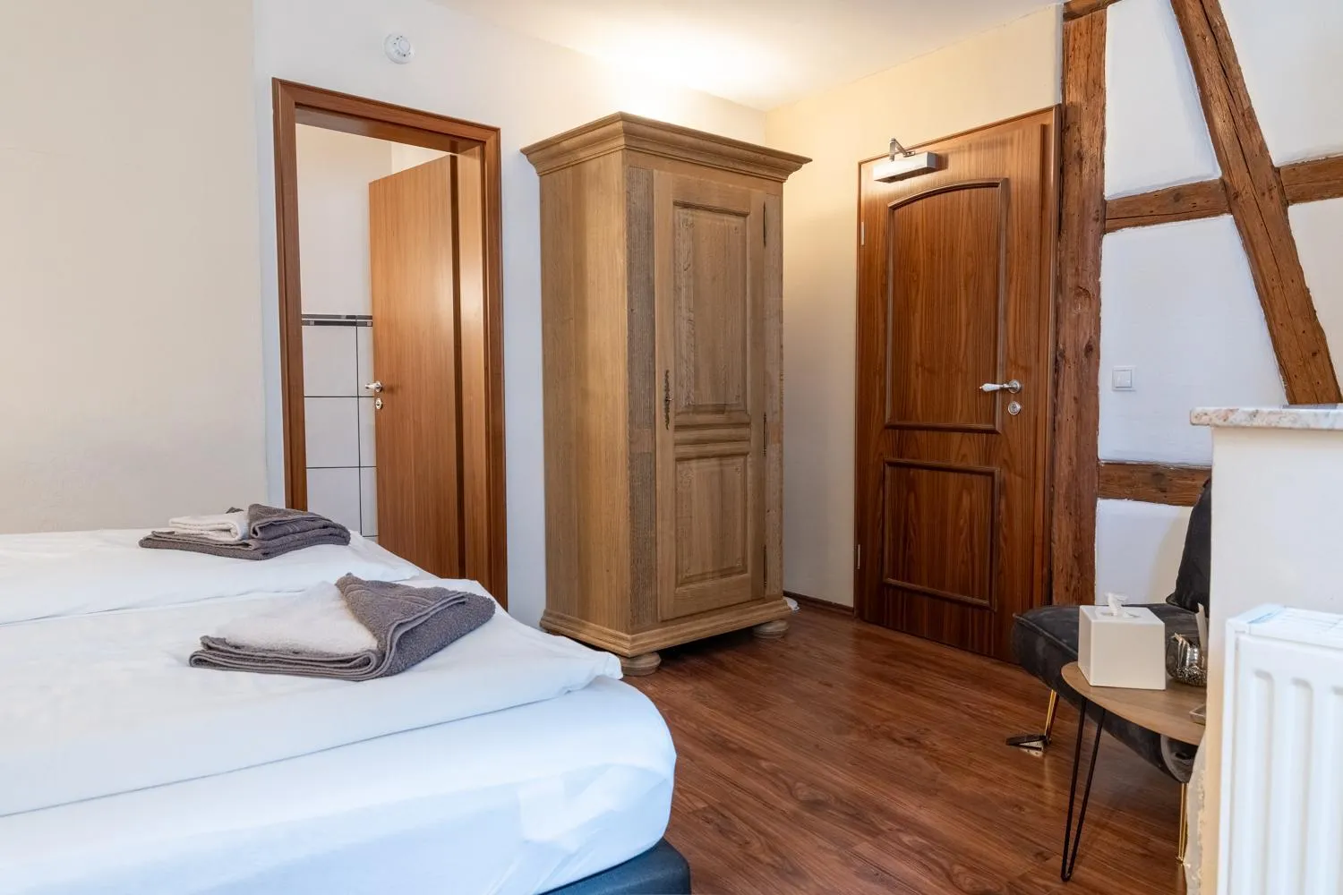 Bedroom, Bed in Kleine Villa Rose