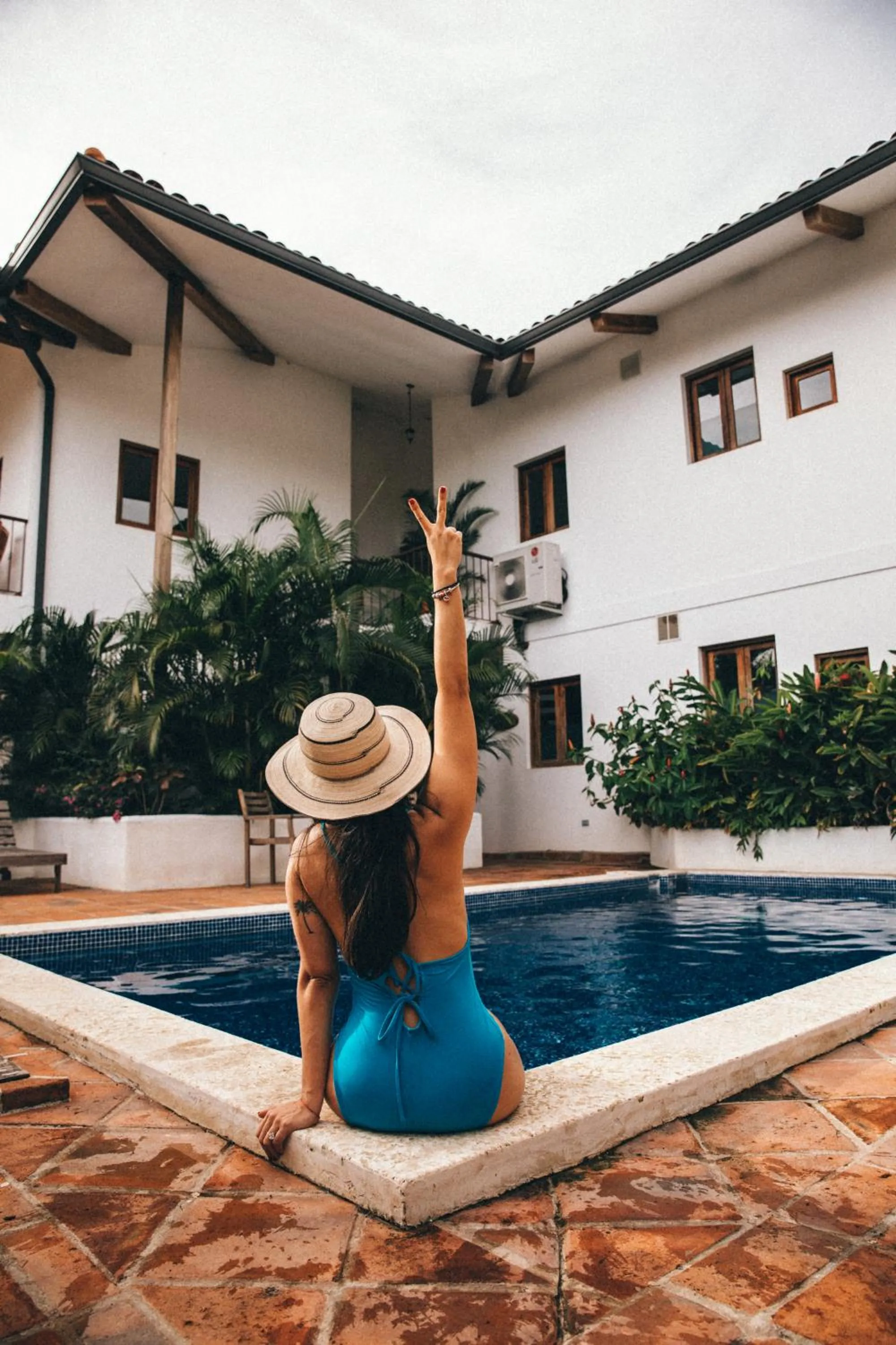 Swimming pool in Hotel Pedasí Nature Paradise