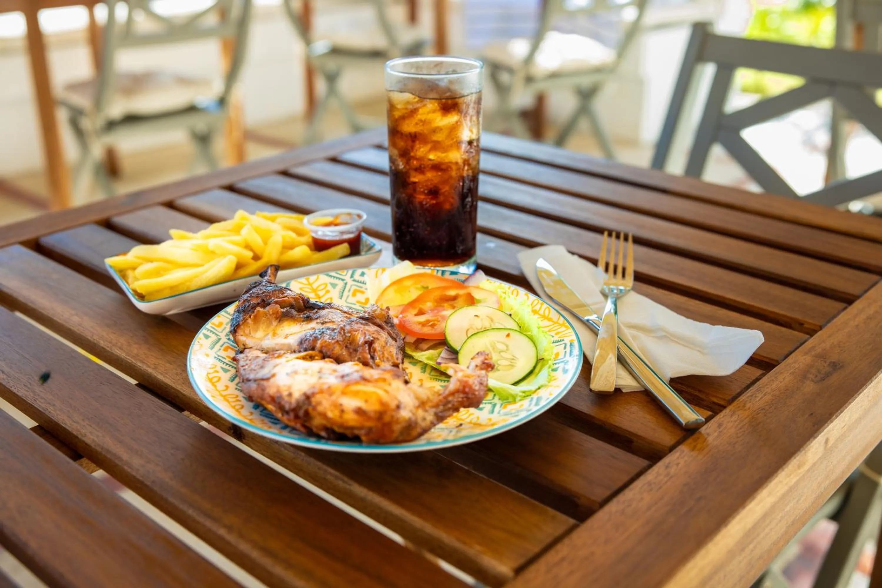 Food and drinks in Hotel Pedasí Nature Paradise