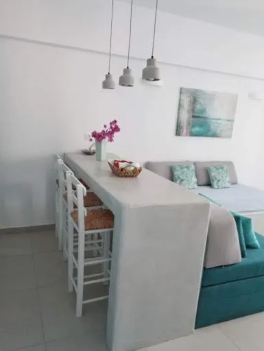 Bed in Drouga's Studios & Suites Astypalaia Greece