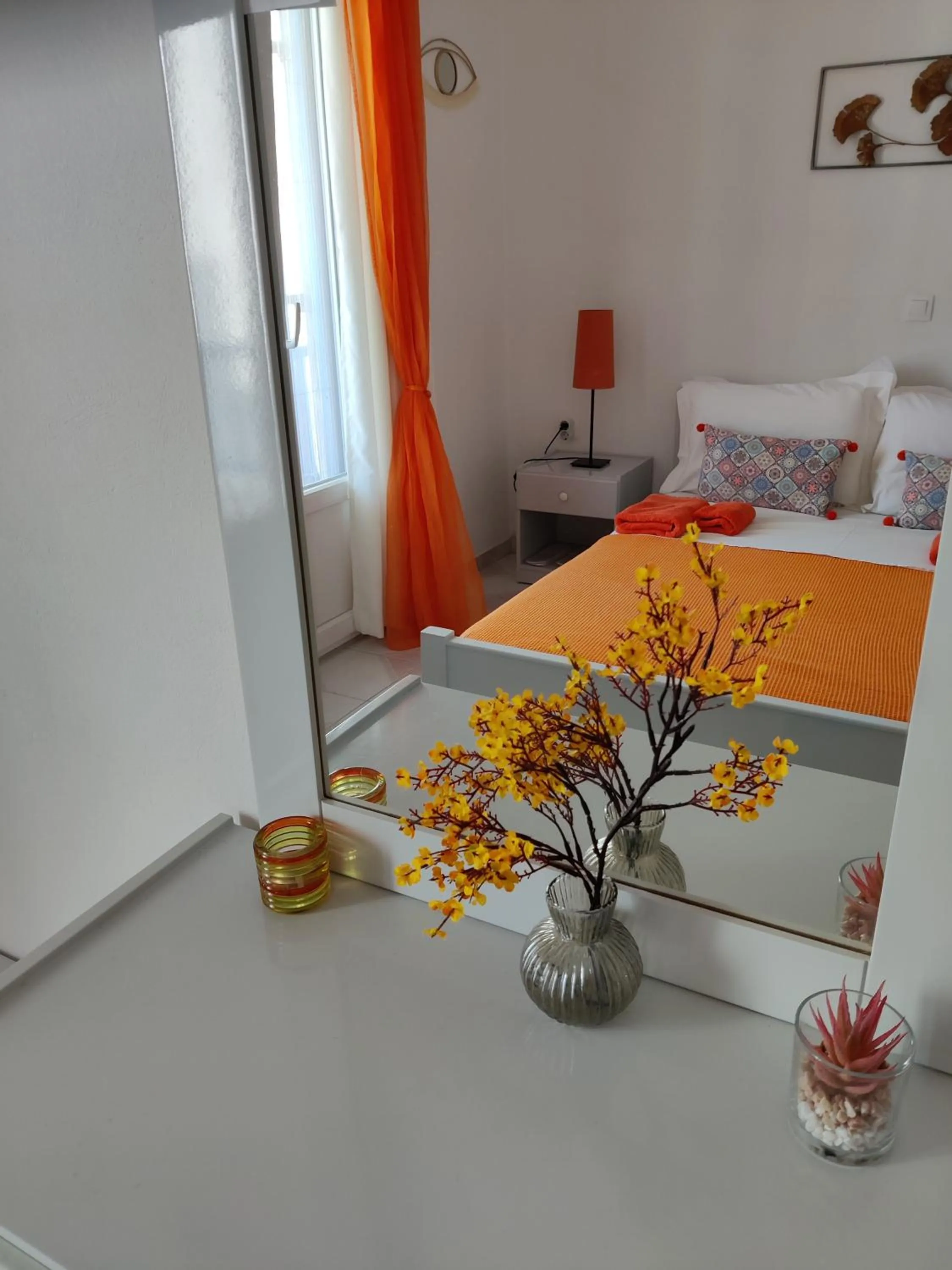 Bed in Drouga's Studios & Suites Astypalaia Greece