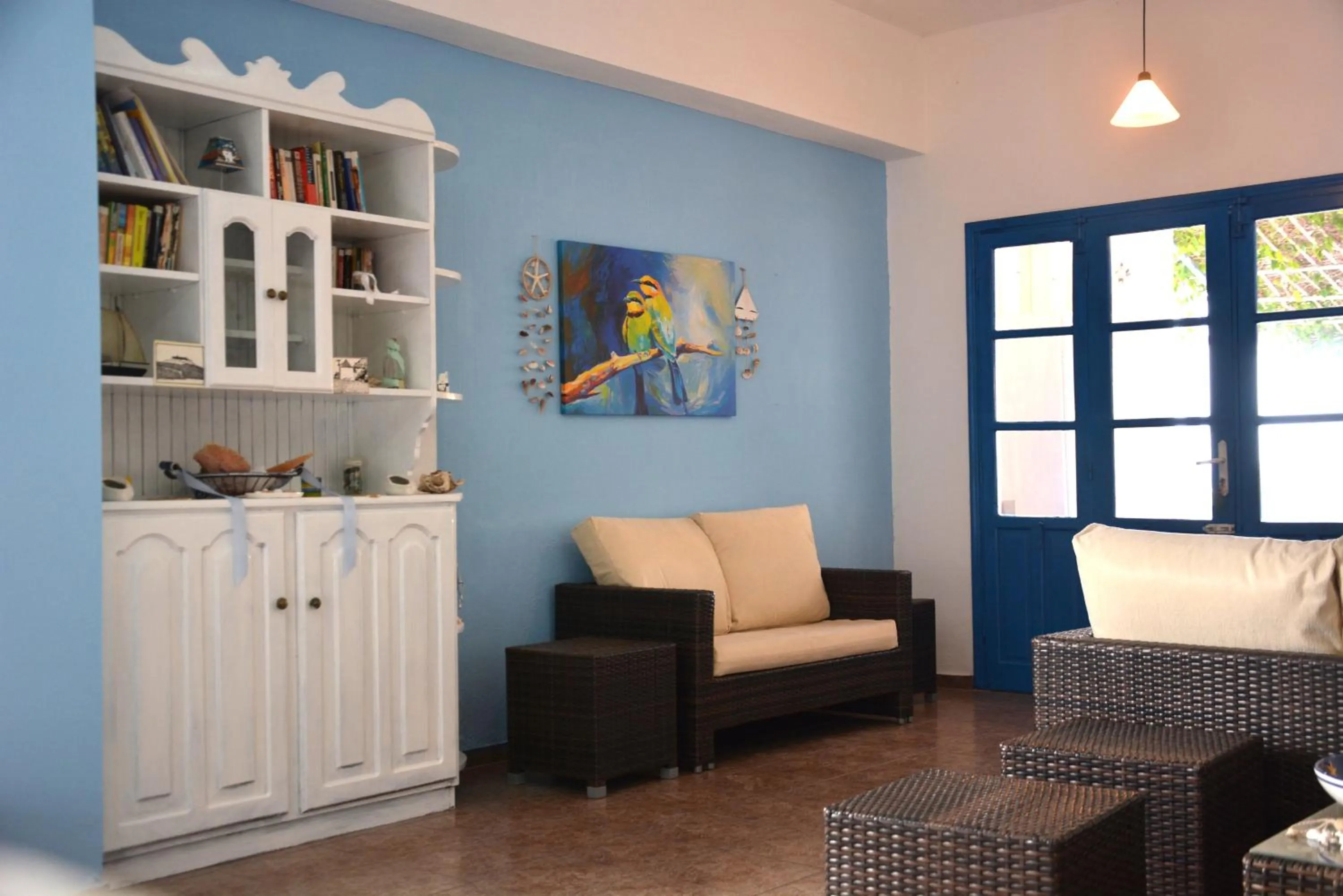 Living room in Drouga's Studios & Suites Astypalaia Greece
