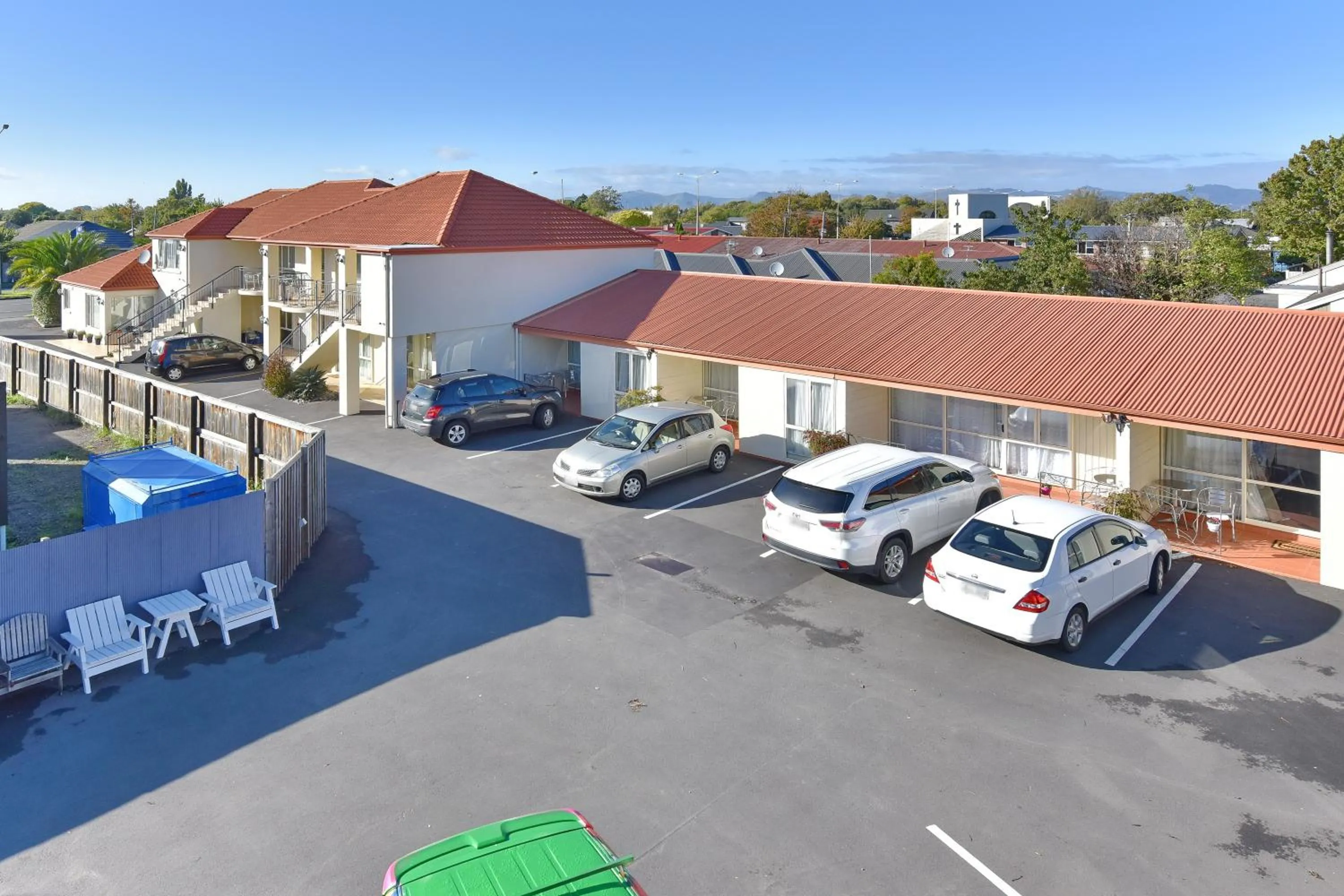Bird's eye view in Northcote Motor Lodge