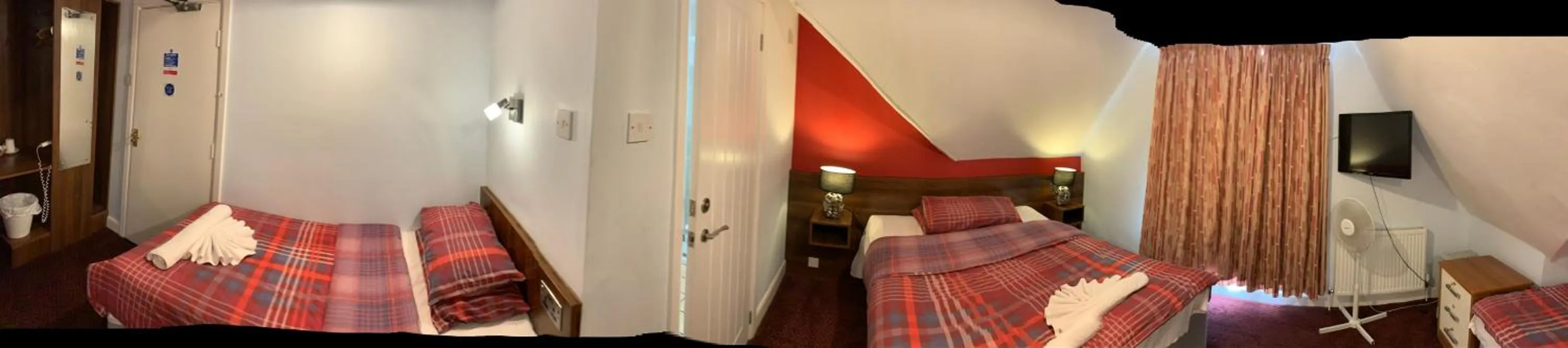 Bed in Swandown Hotel