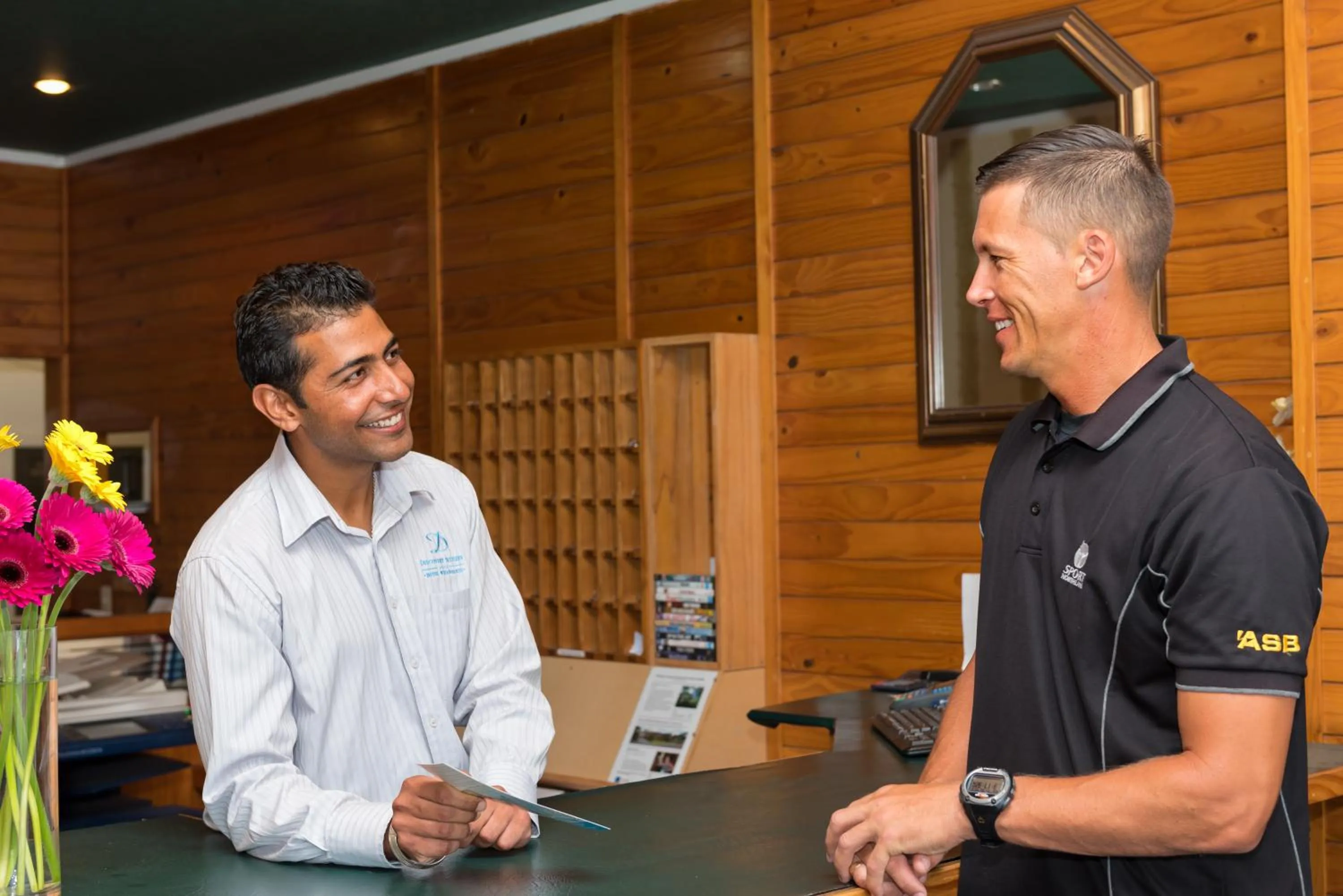 Staff in Discovery Settlers Hotel