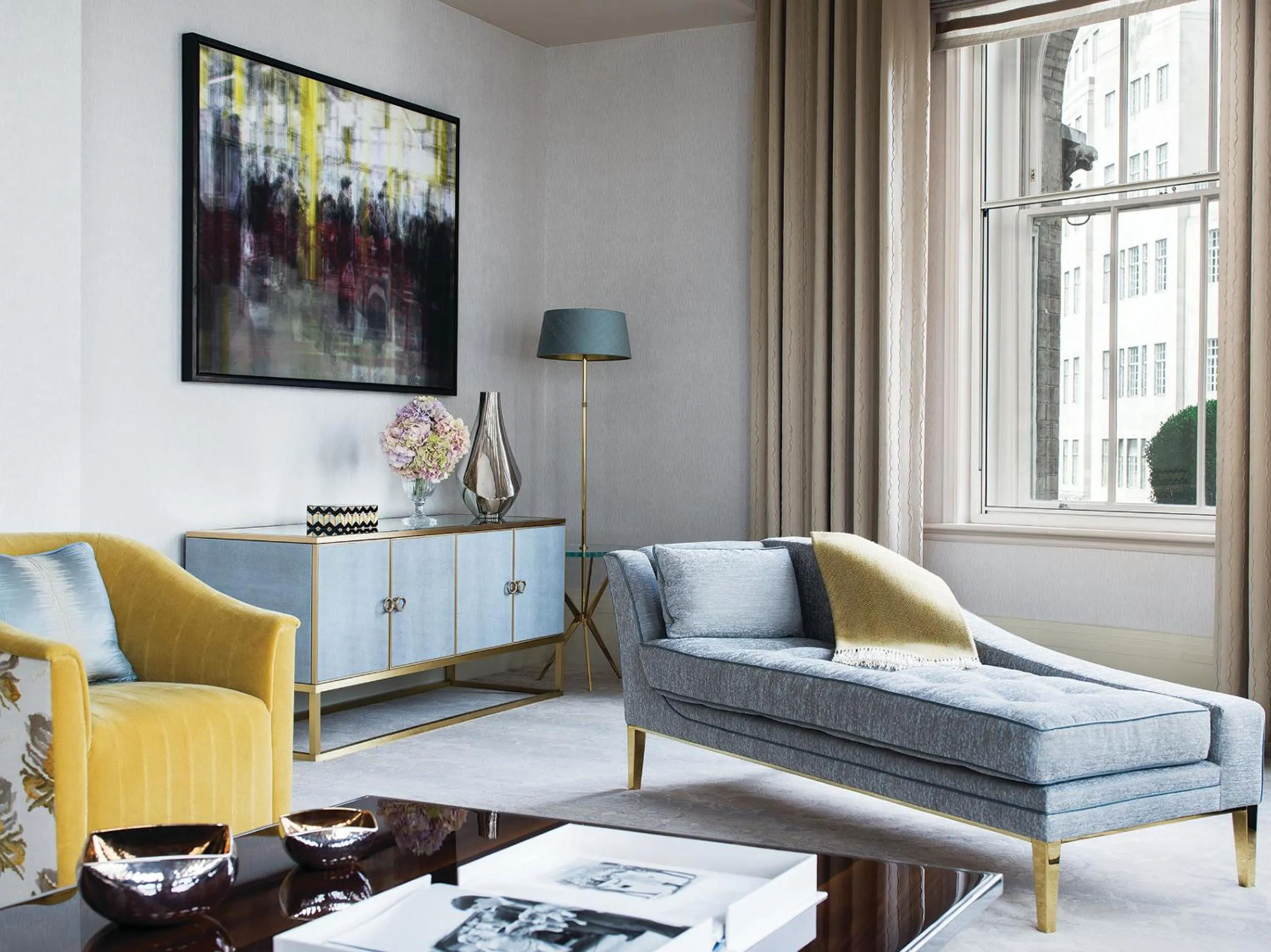 Seating area in The Langham London