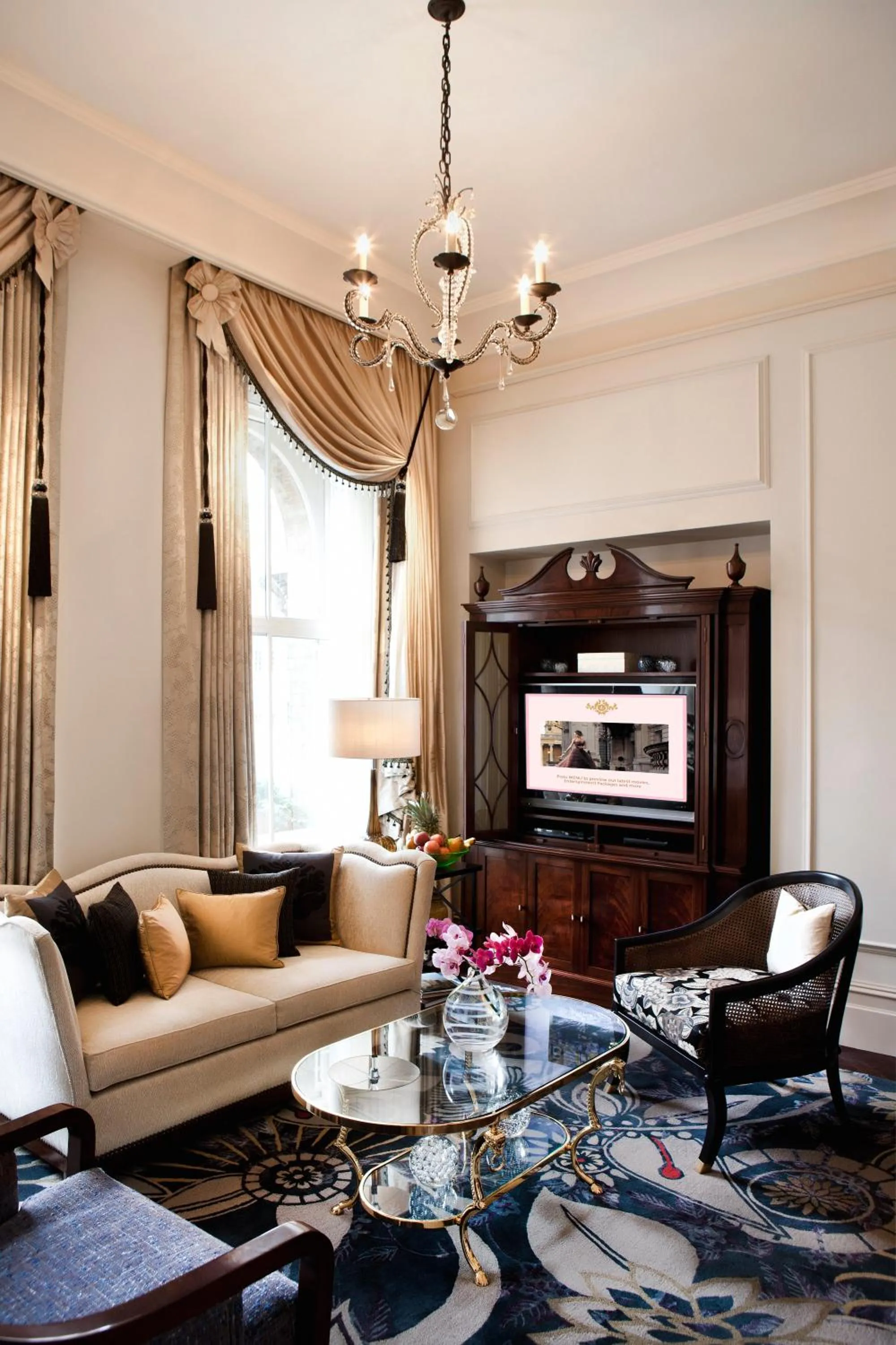 Seating area in The Langham London