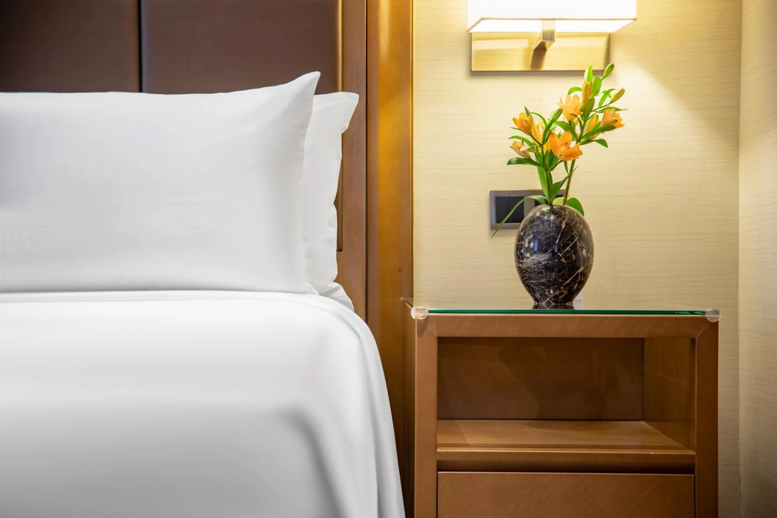 Bed in Ramada Plaza Pudong Shanghai