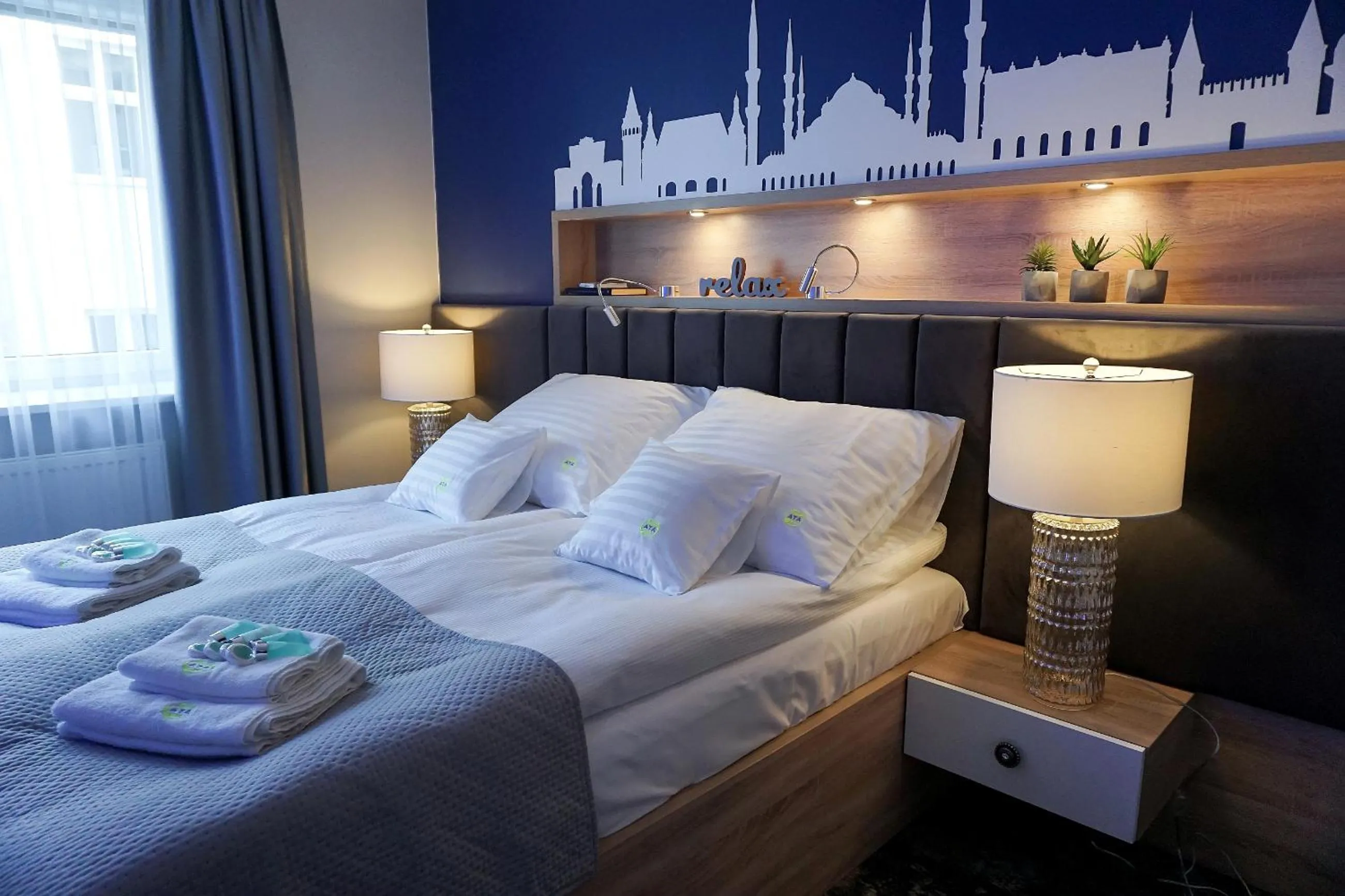 Bedroom, Bed in AGA Tenis Apartments by Radwańska