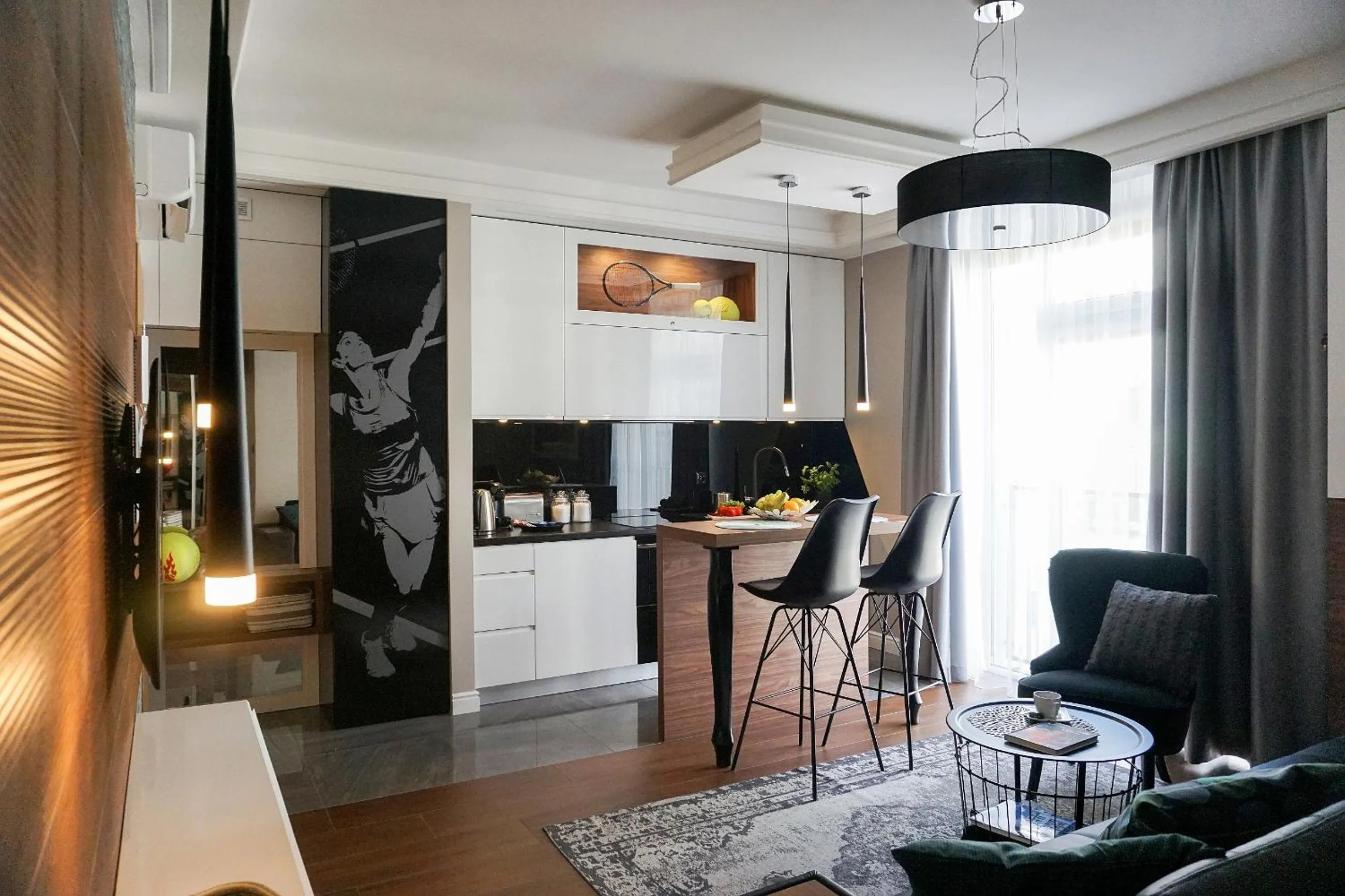 Kitchen or kitchenette in AGA Tenis Apartments by Radwańska