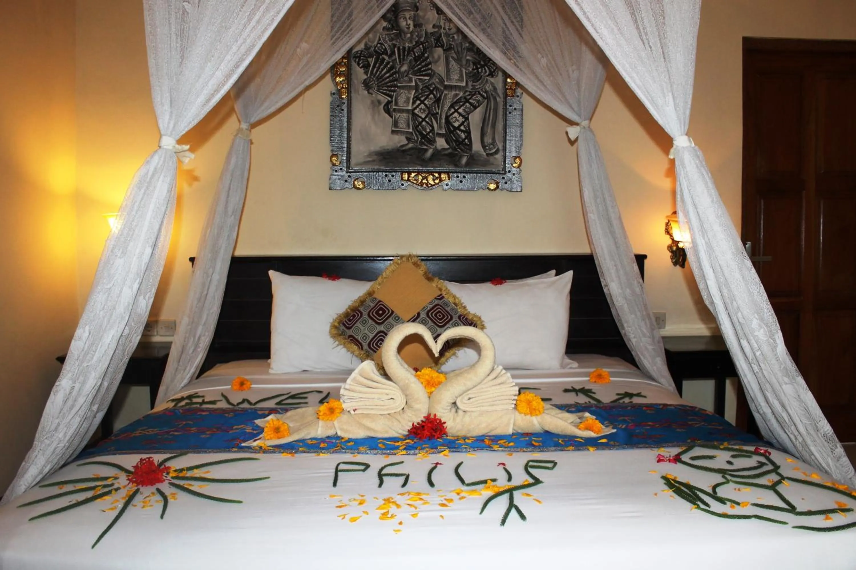 Bedroom, Bed in Mans Cottages & Spa