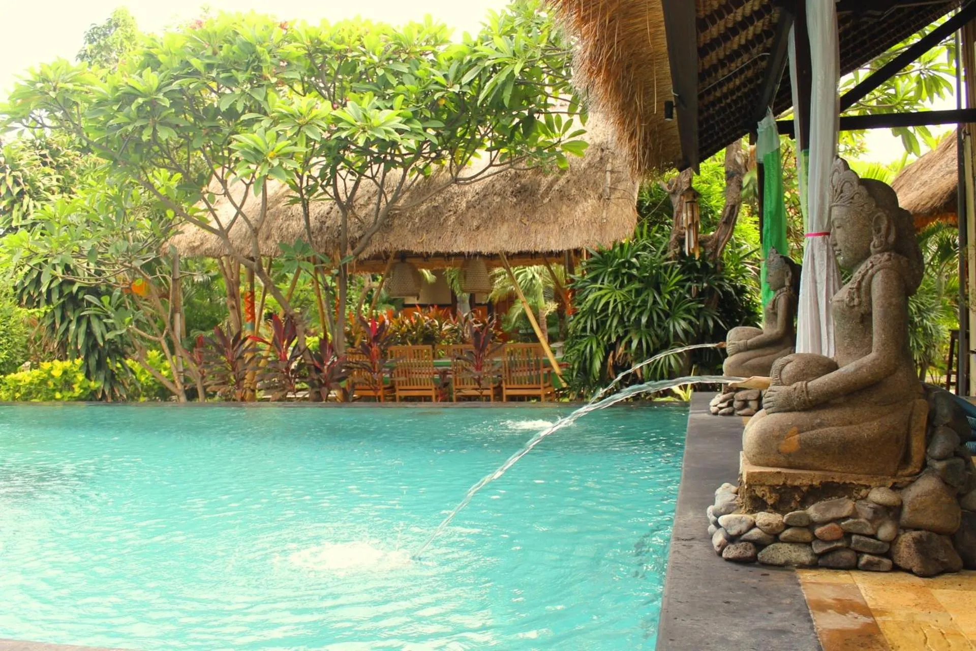 Swimming pool in Mans Cottages & Spa