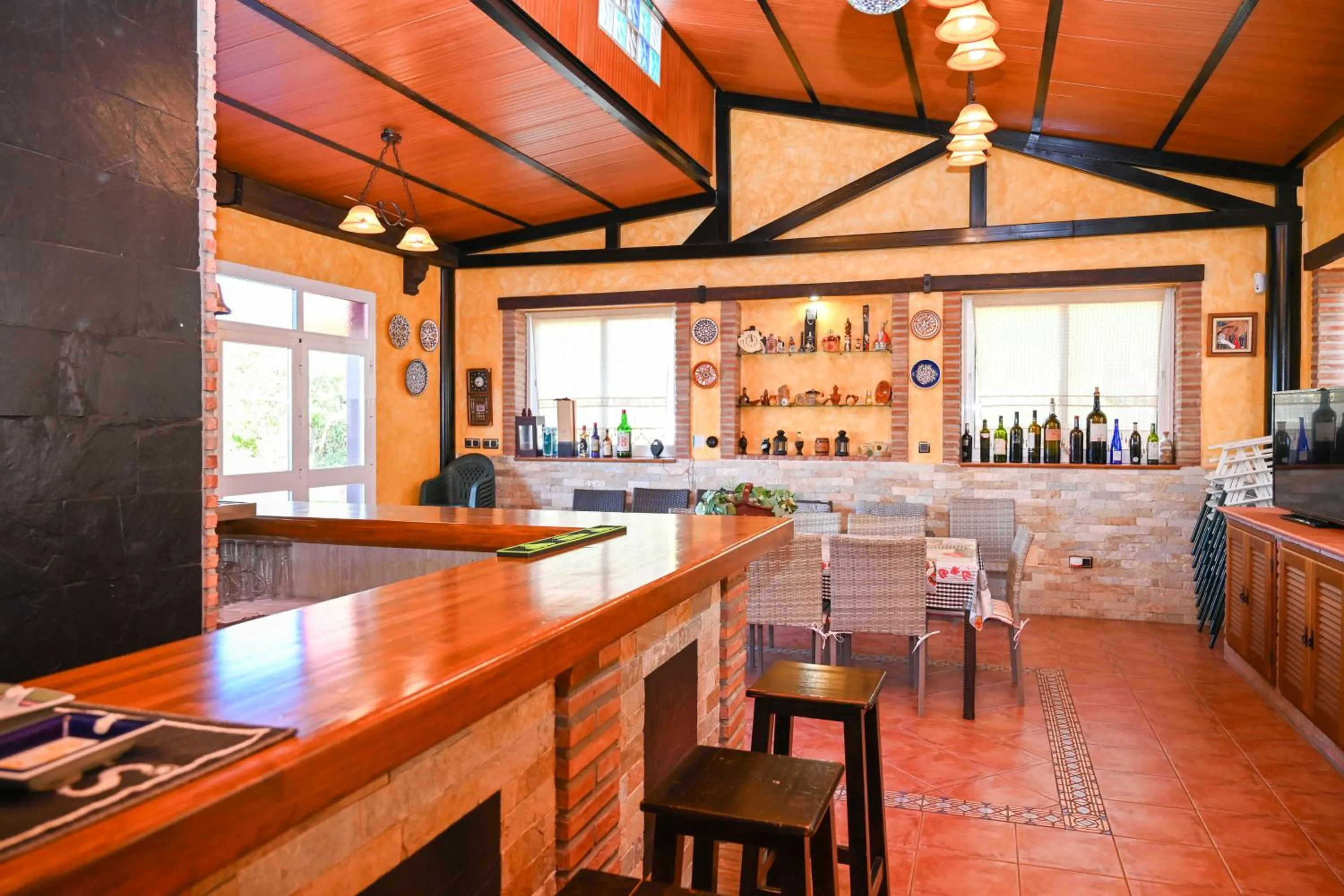 Lounge or bar in Villa Peralta, heated and private pool ,near beach and golf !
