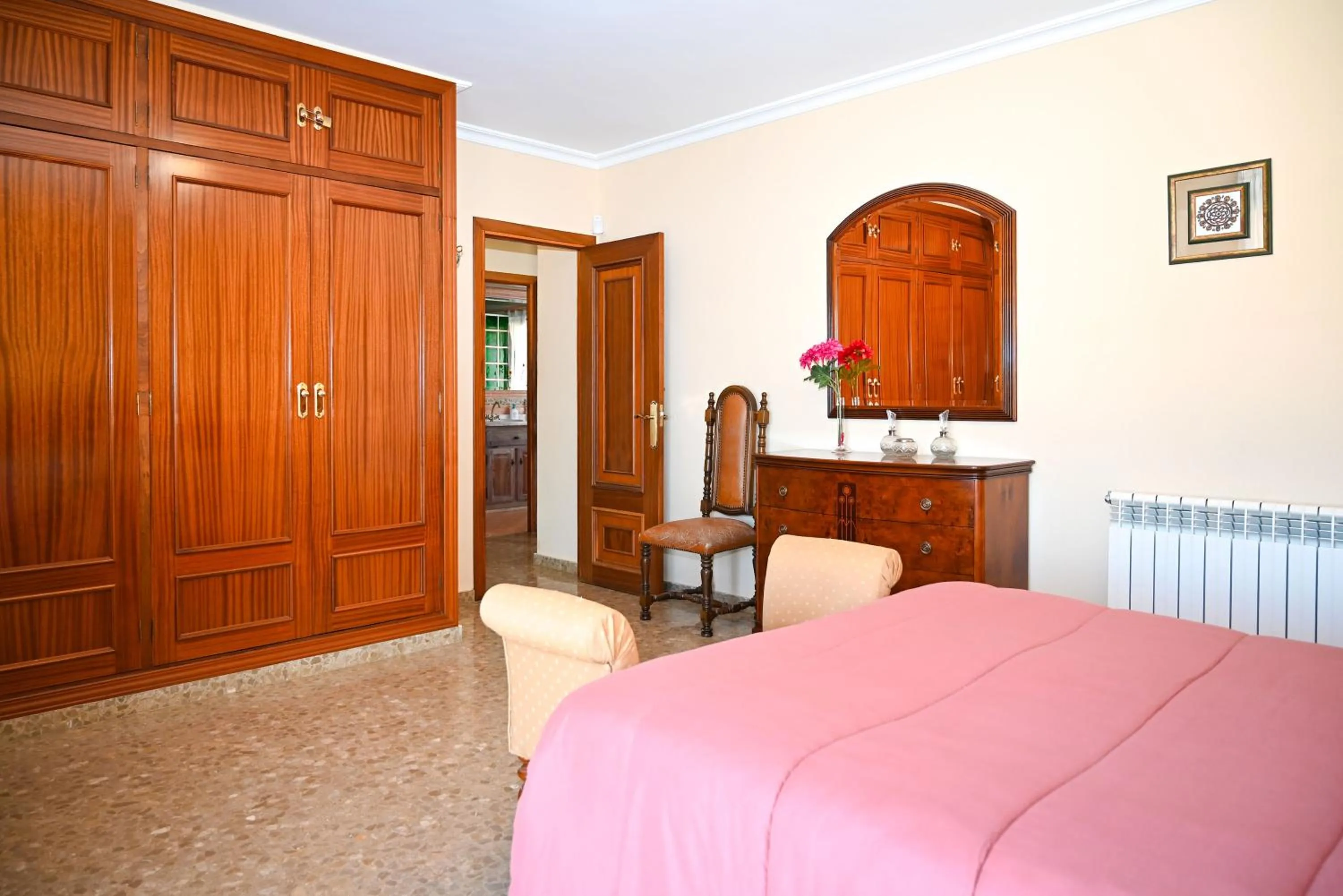 Bedroom, Bed in Villa Peralta, heated and private pool ,near beach and golf !