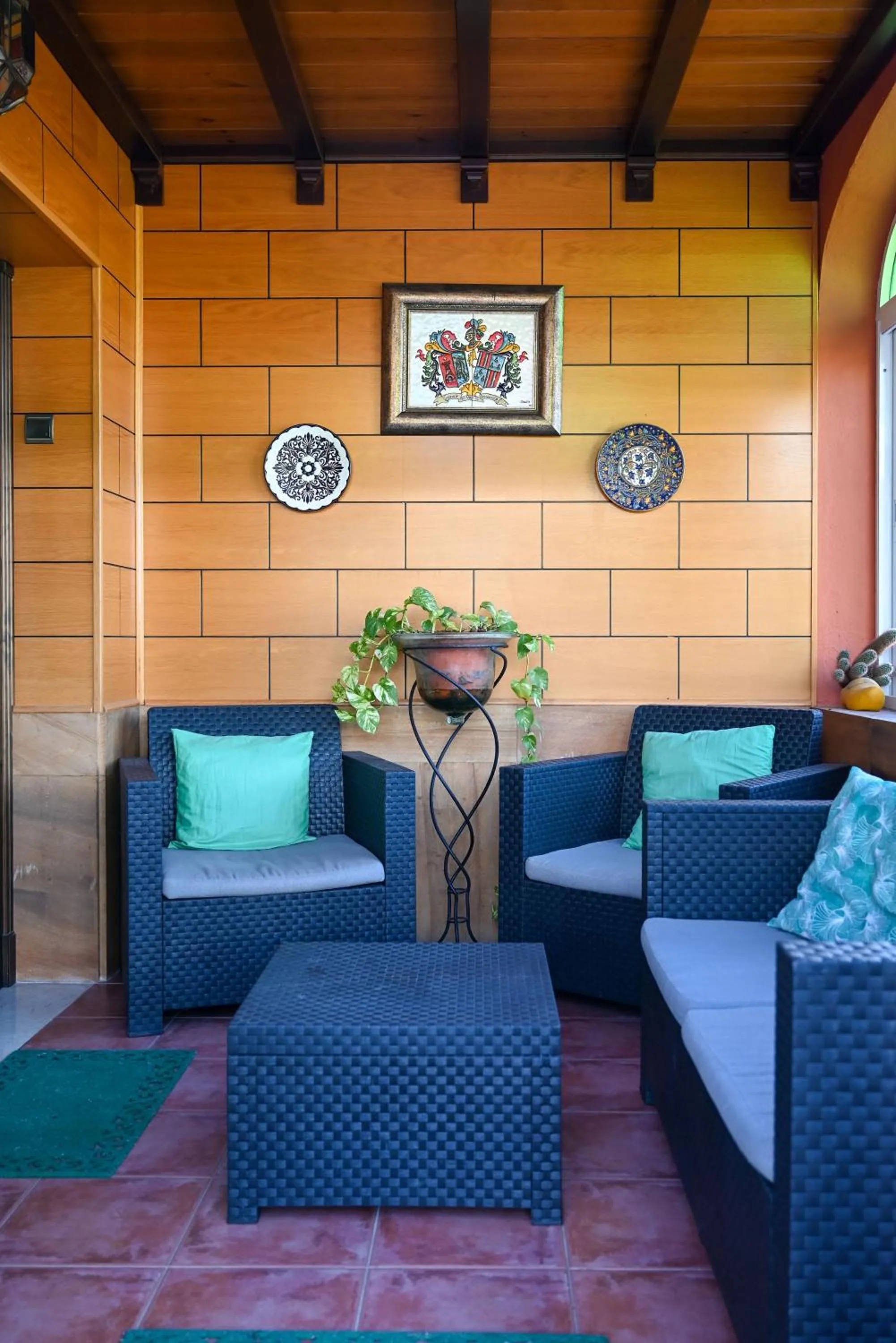 Lobby or reception in Villa Peralta, heated and private pool ,near beach and golf !