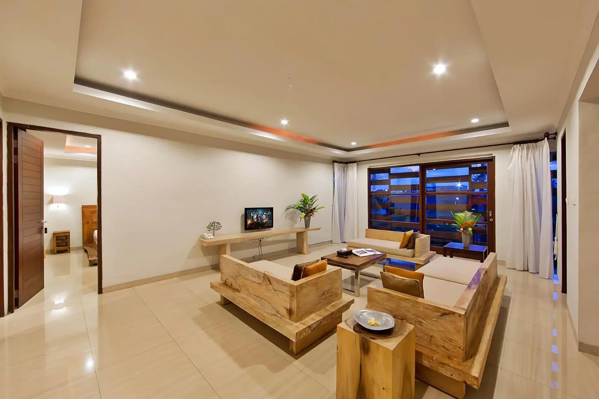 Living room in White Lotus Villas Seminyak Living room in White Lotus Villas Seminyak