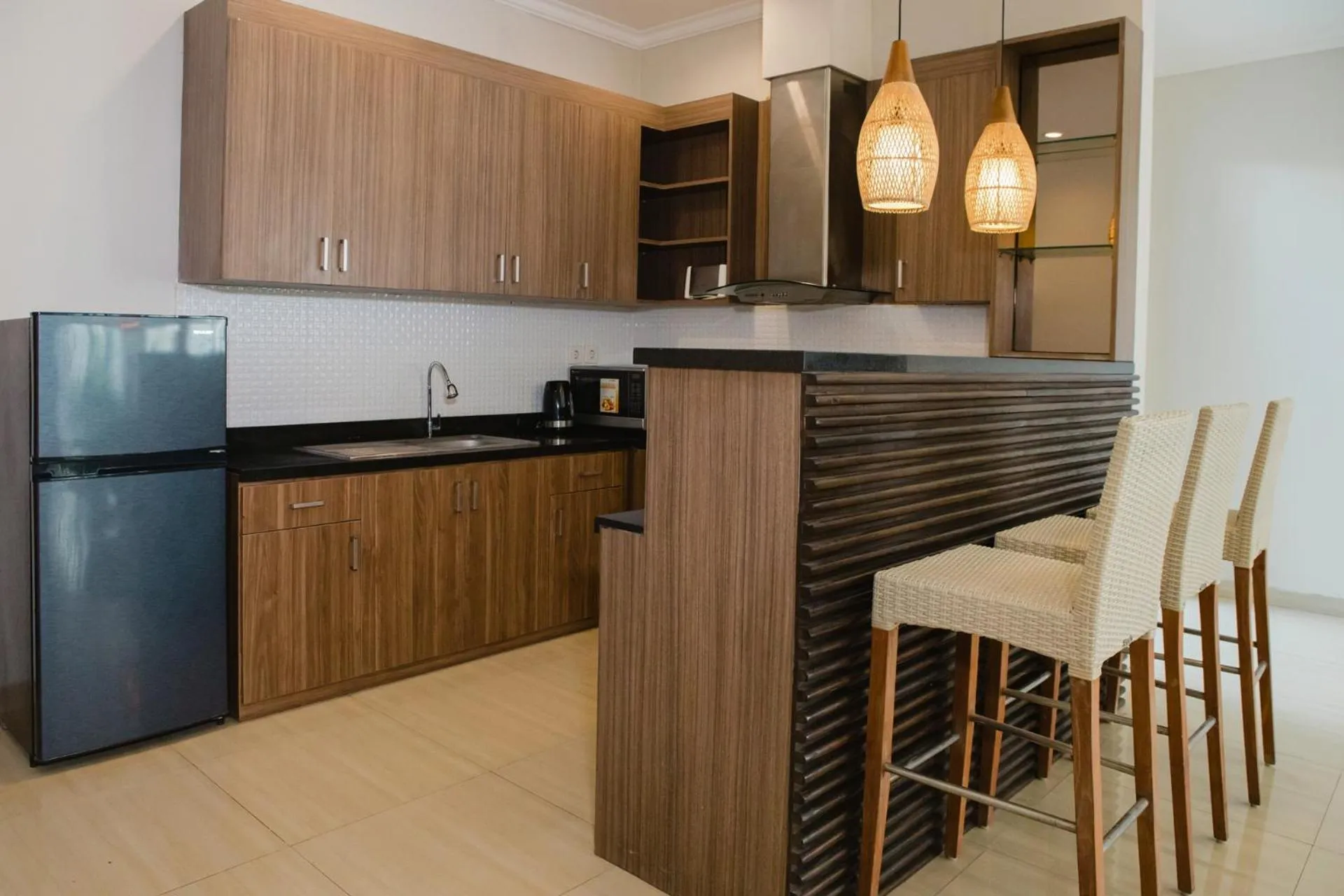 kitchen in White Lotus Villas Seminyak