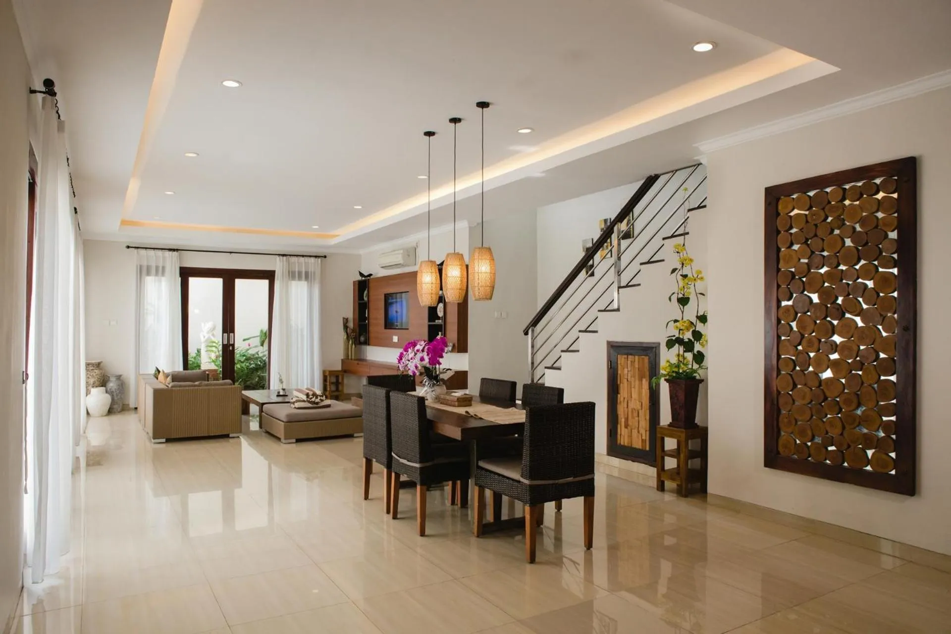 Living room in White Lotus Villas Seminyak